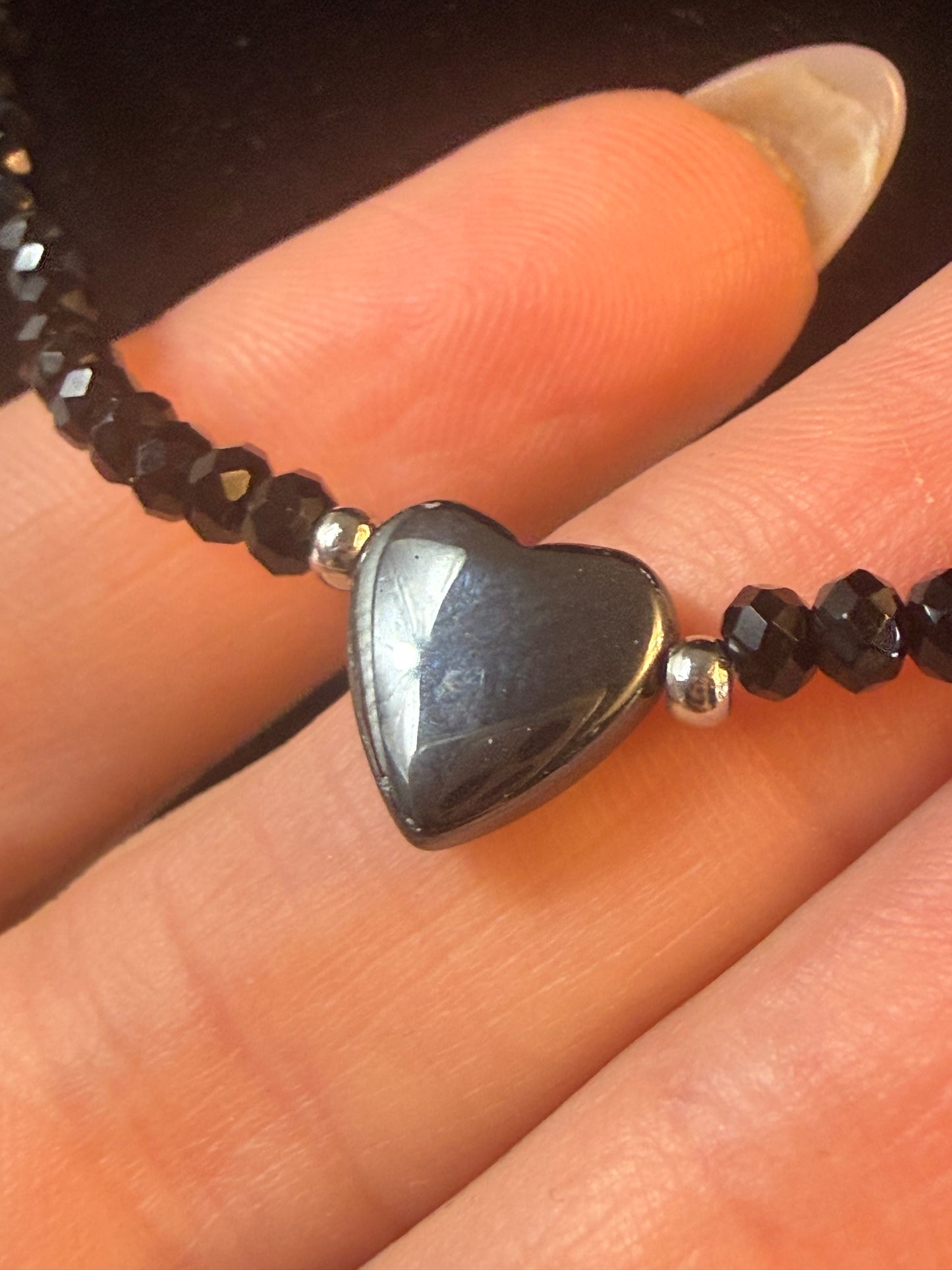 Grounding Hematite Choker