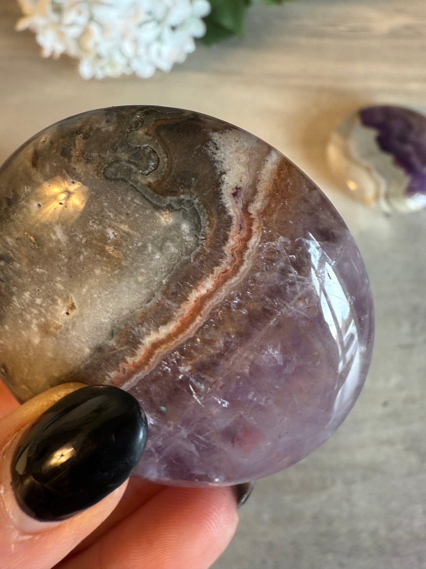 Amethyst Agate Palm