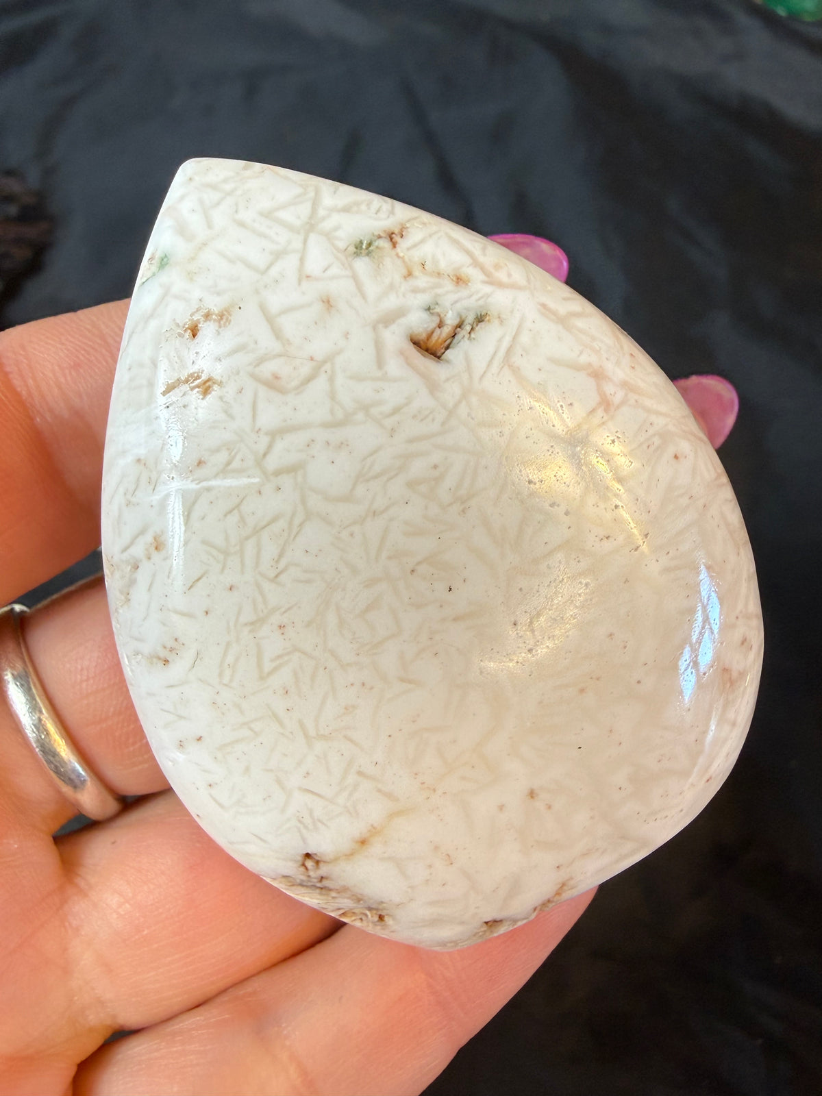 Scolecite Freeform Flame