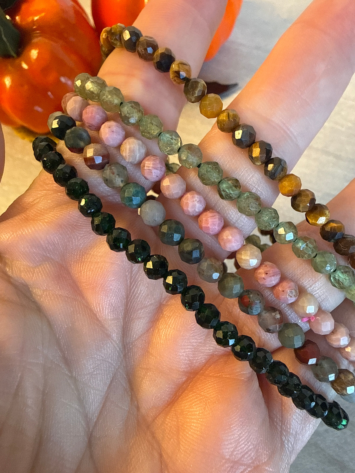4mm Facet Bracelets
