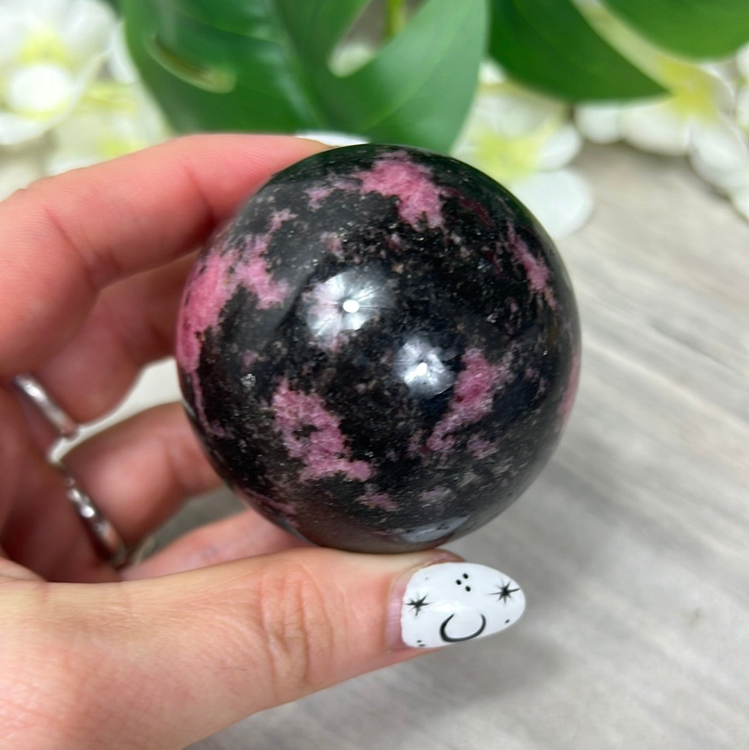 Rhodonite Sphere