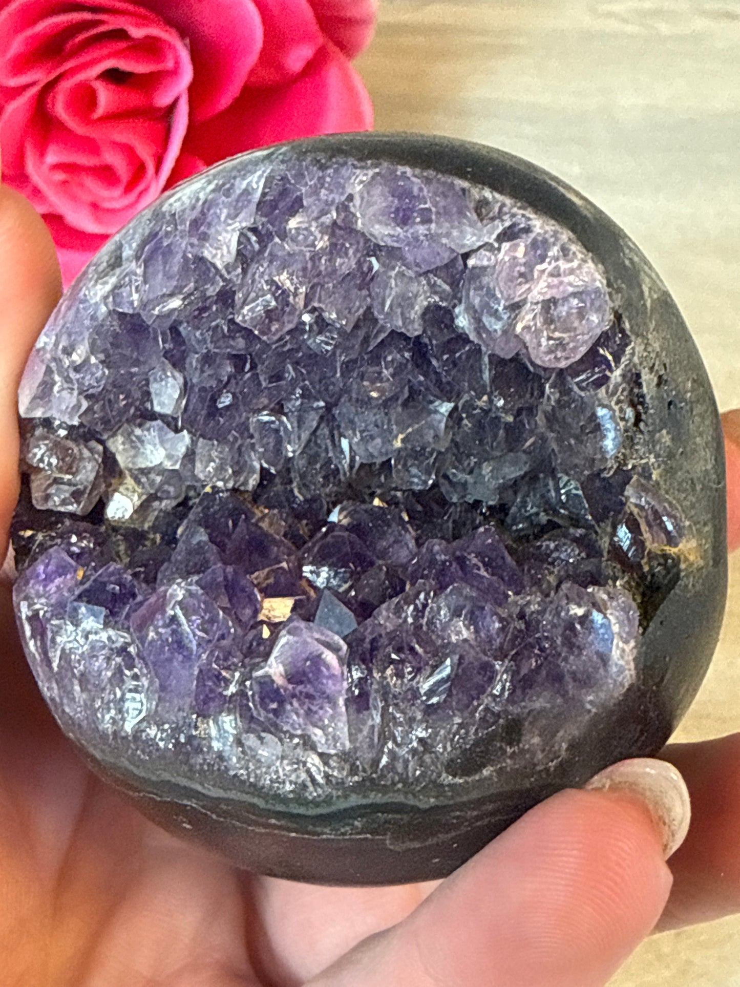 Druzy Amethyst Sphere