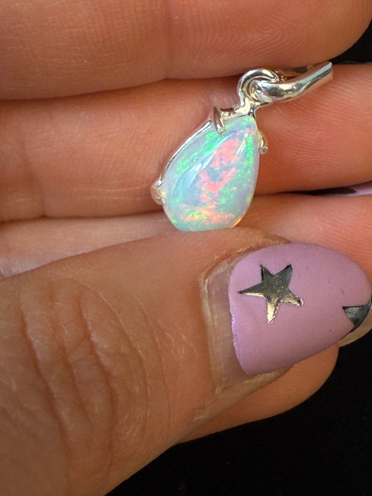 Ethiopian Opal 925 Sterling Pendant