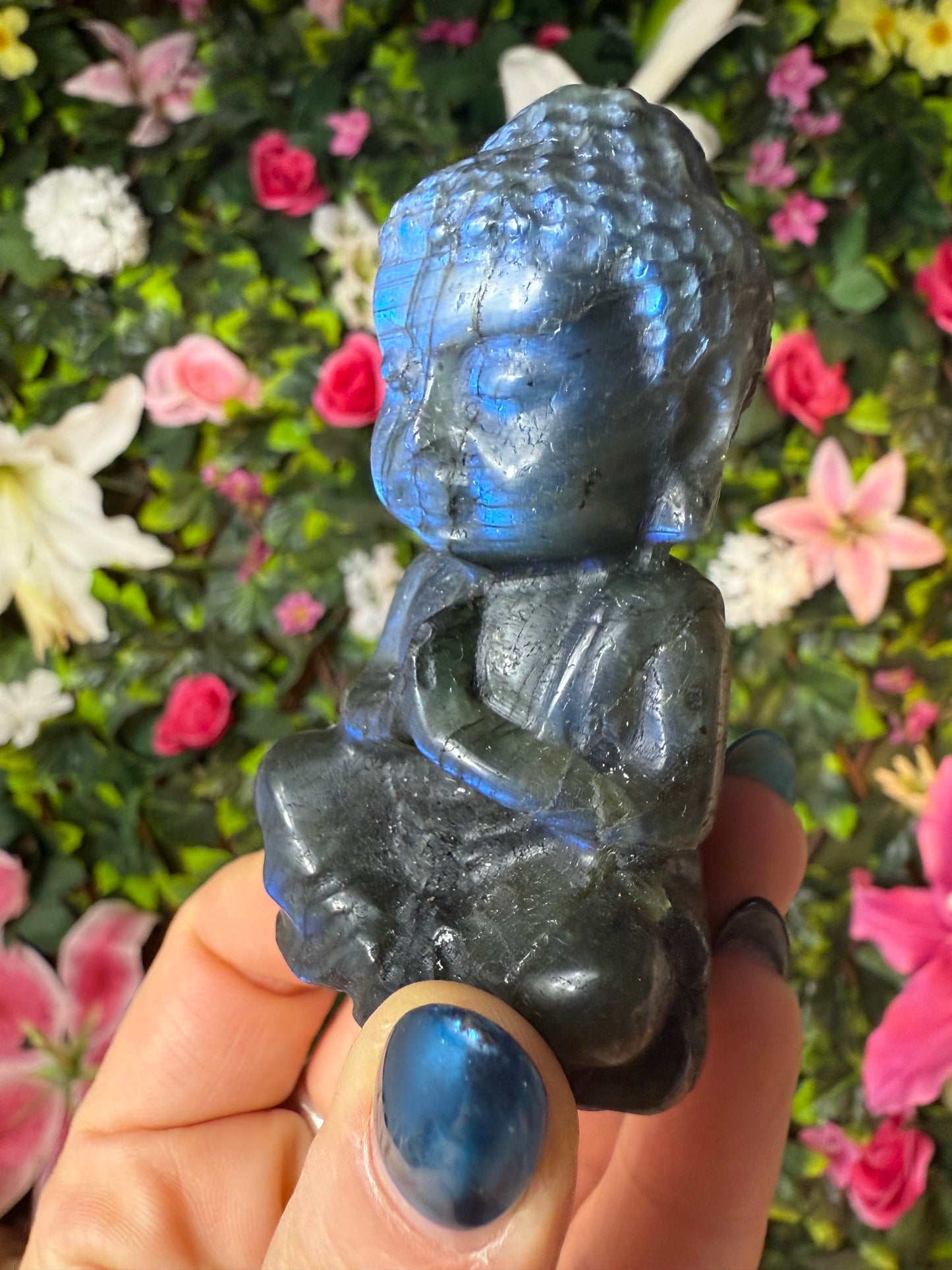 Labradorite Buddha