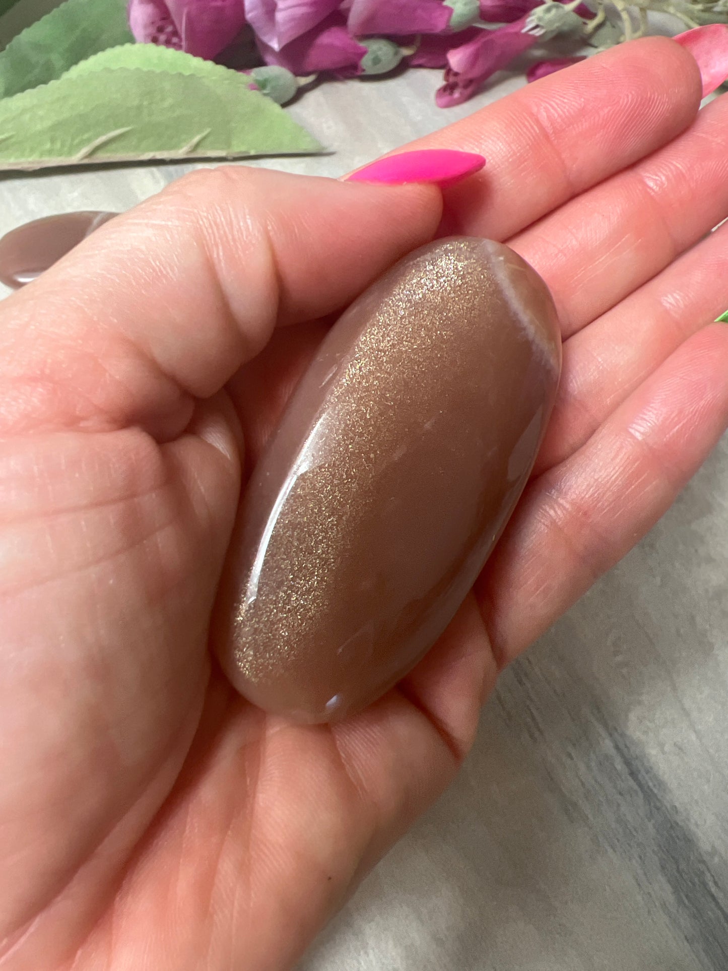 Peach Moonstone Palm