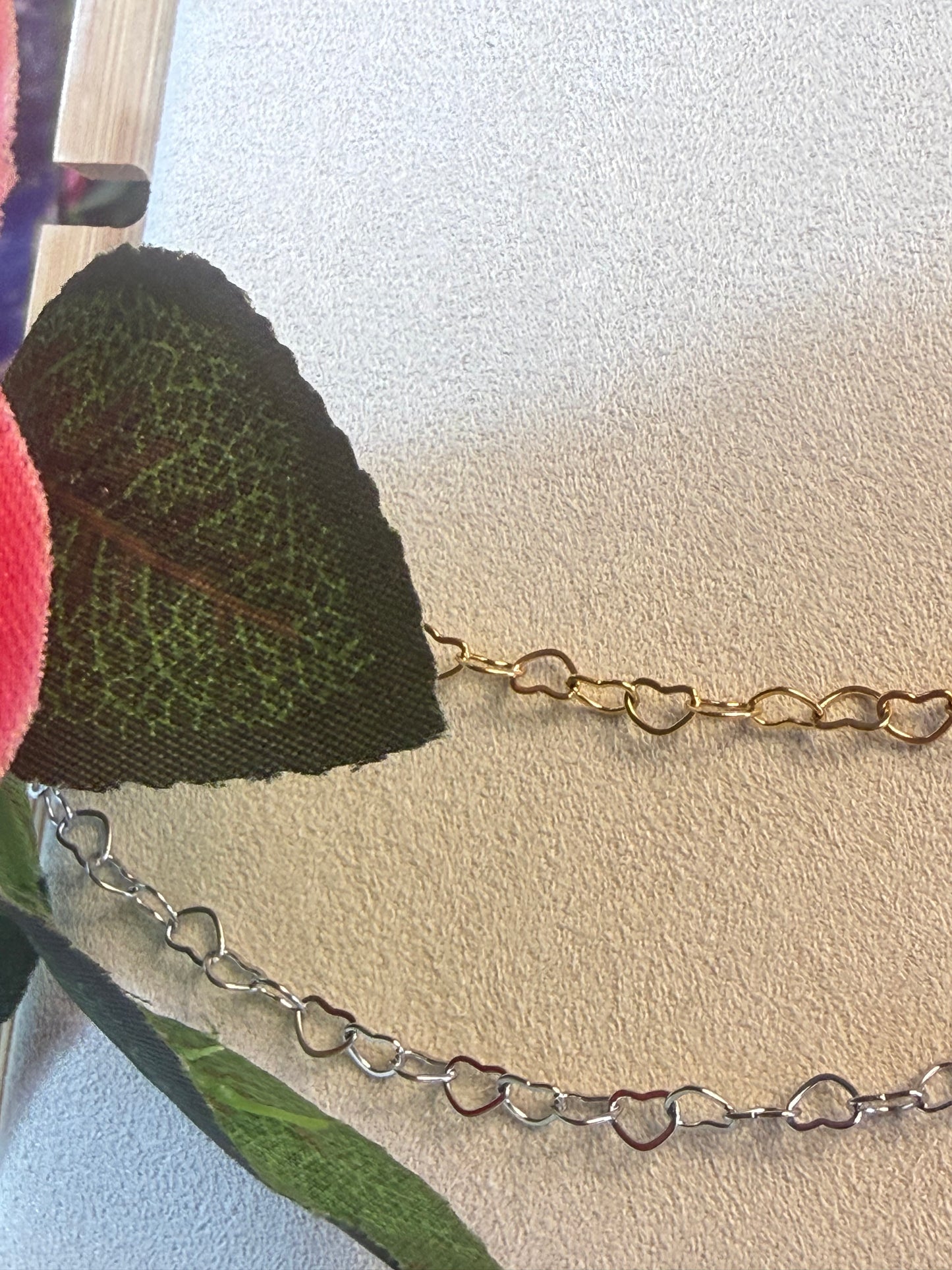 Hearts necklace chain