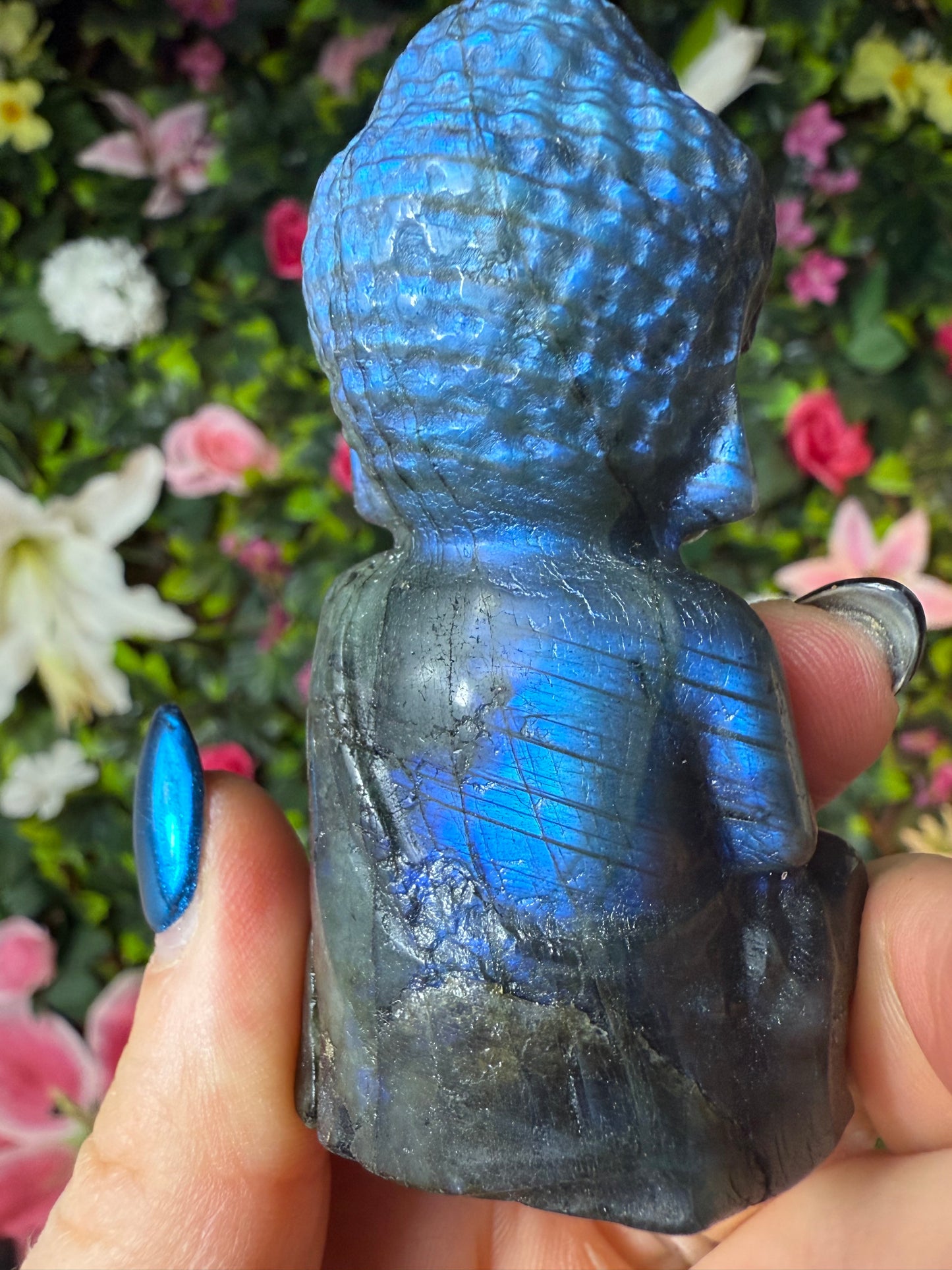 Labradorite Buddha