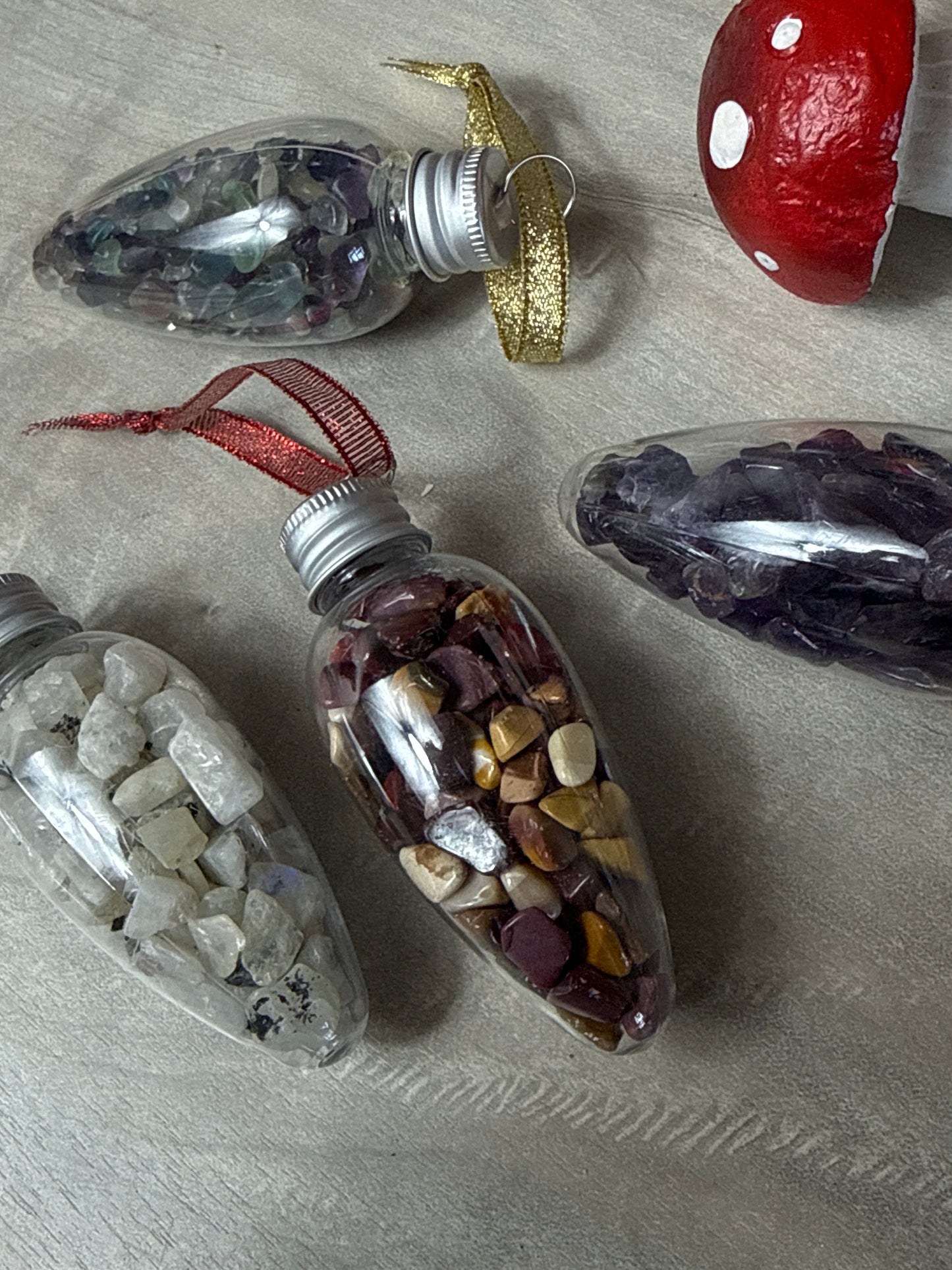 Christmas Baubles Decoration - Gem Chips