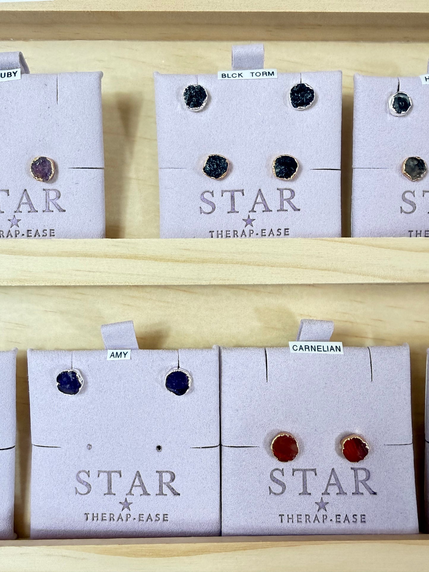 Raw 925 Sterling Studs