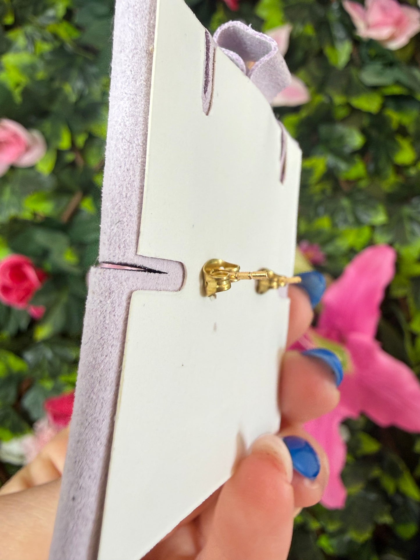 Raw 925 Sterling Studs