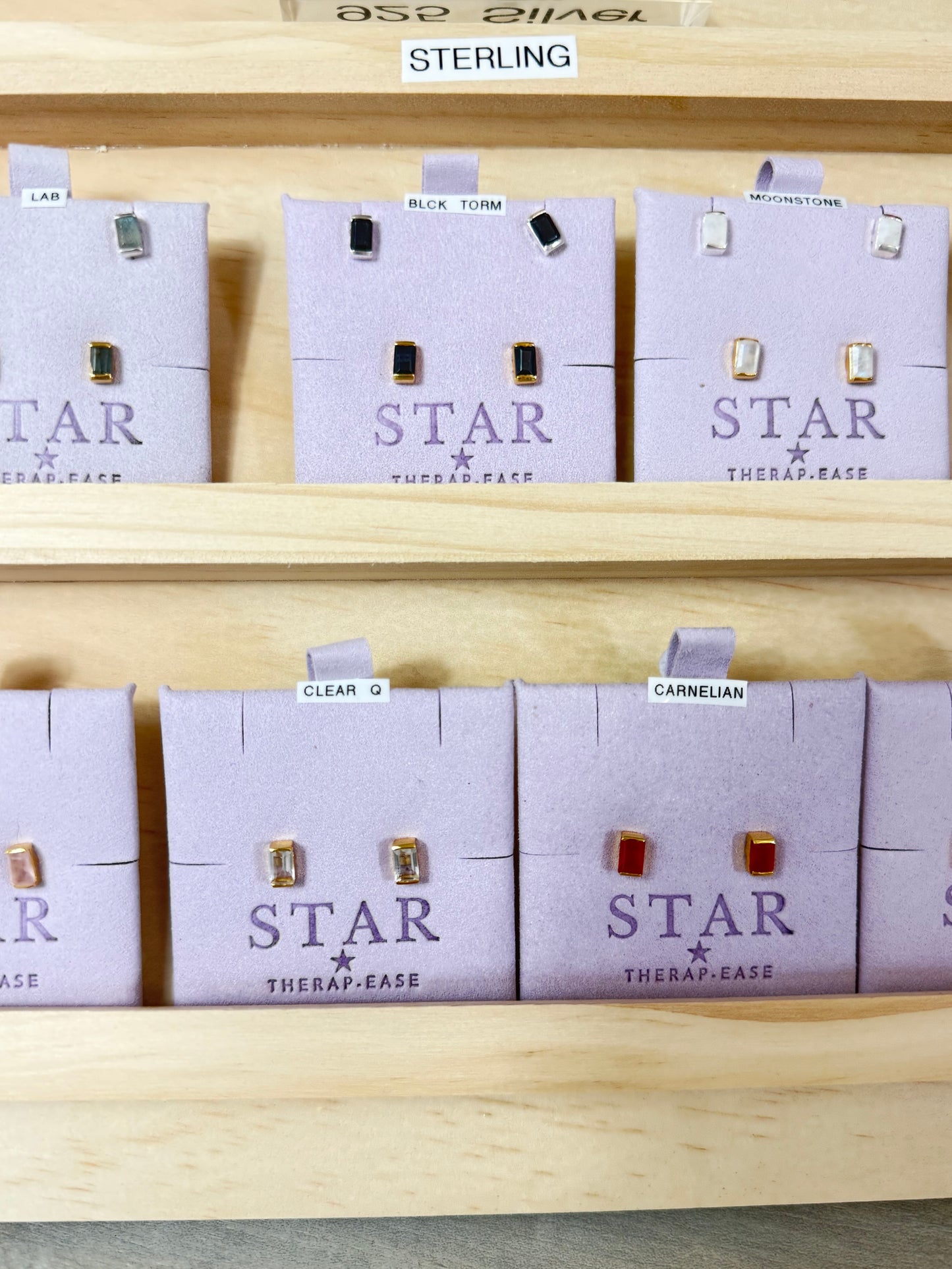 Bar Rectangular 925 Sterling Studs