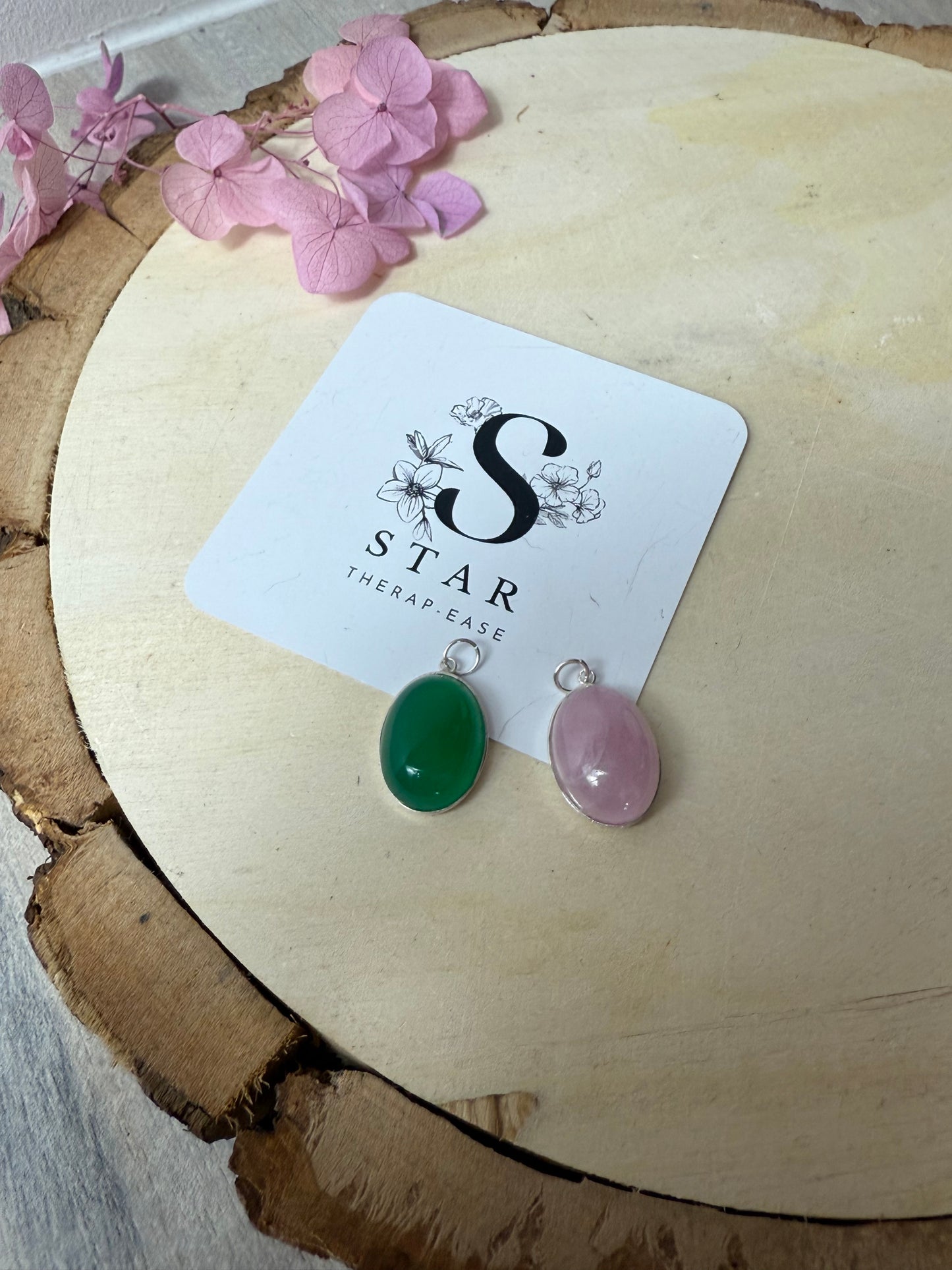 Handmade Oval 925 Sterling Pendant