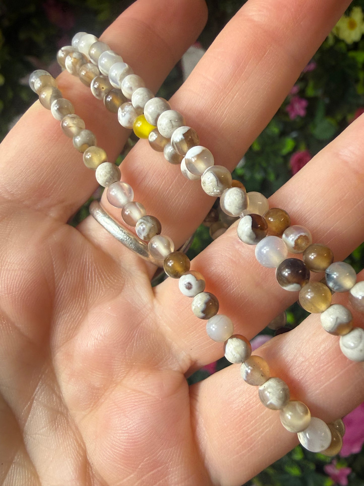 Orca Agate bracelet