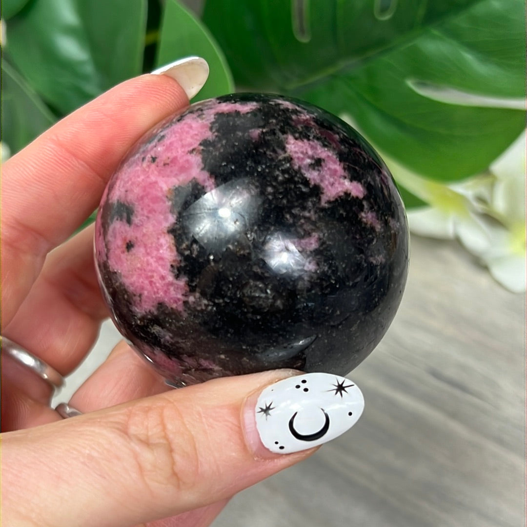 Rhodonite Sphere