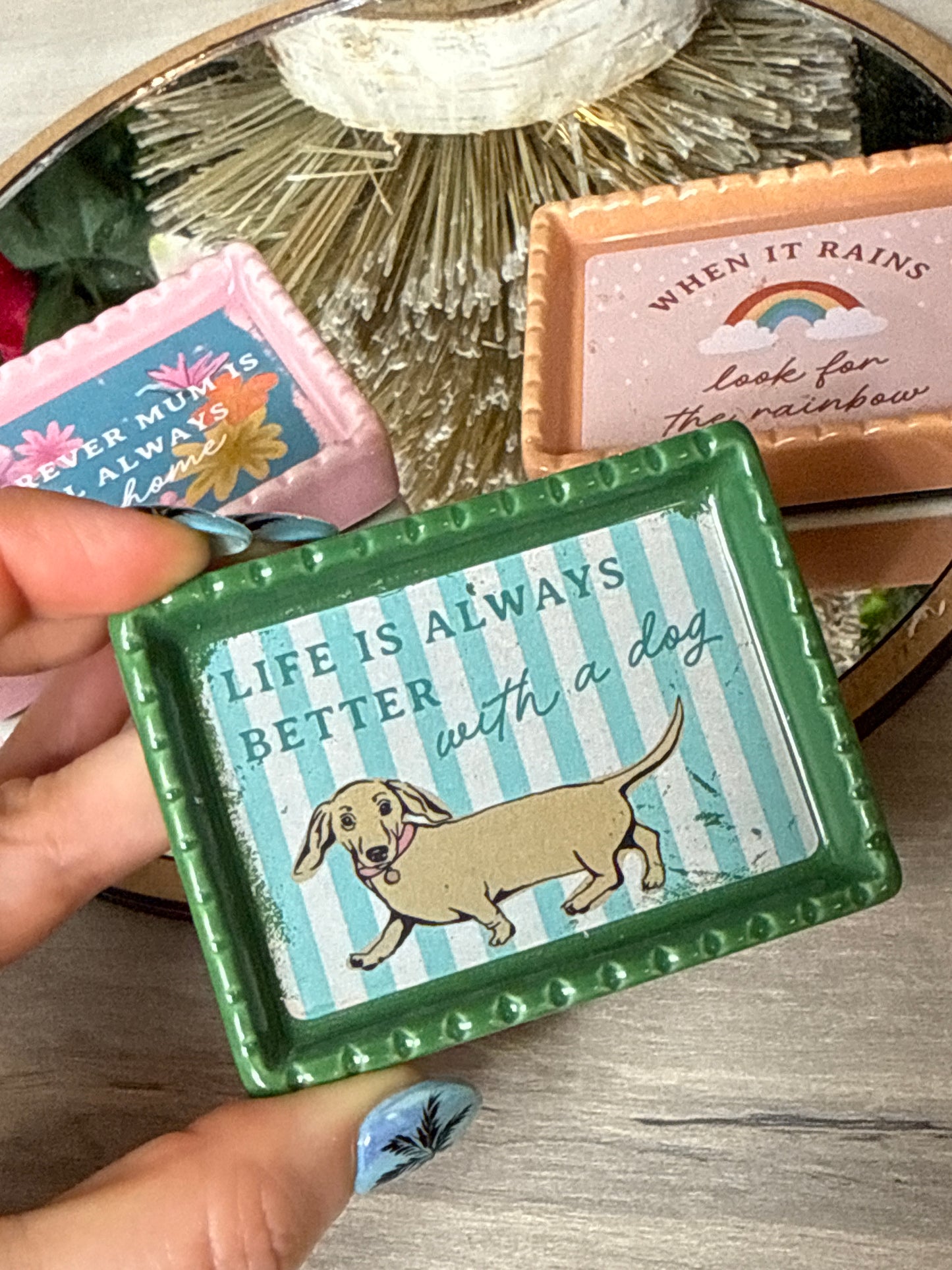 Scallop Vintage Look Trinket Dish