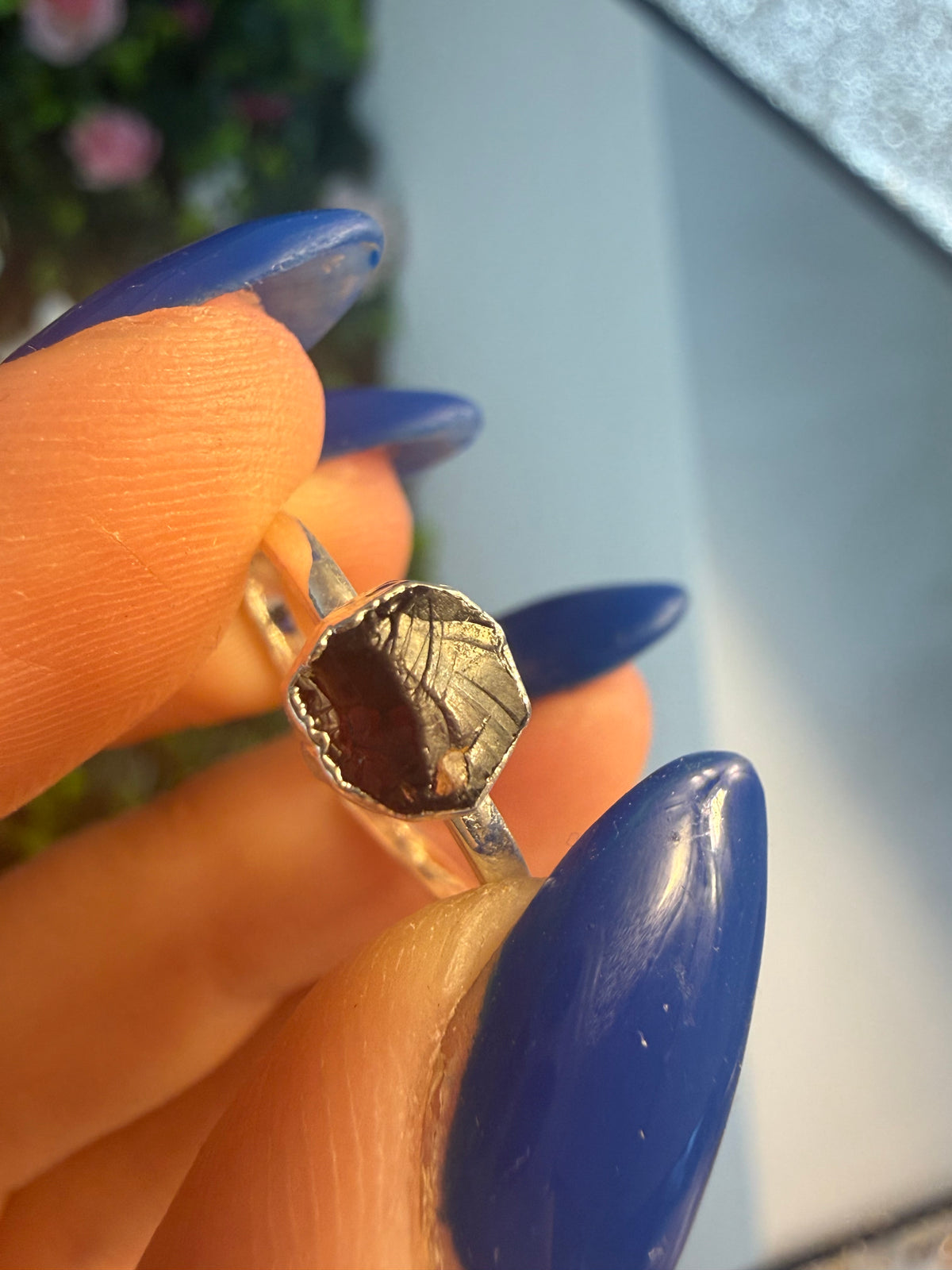 Adjustable Raw Minimal 925 Silver Rings