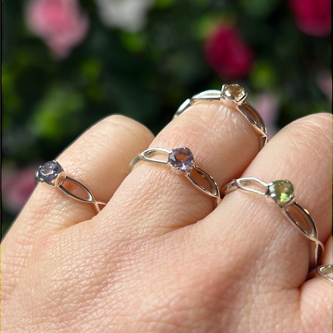 Swirl open band 925 Sterling Silver Ring