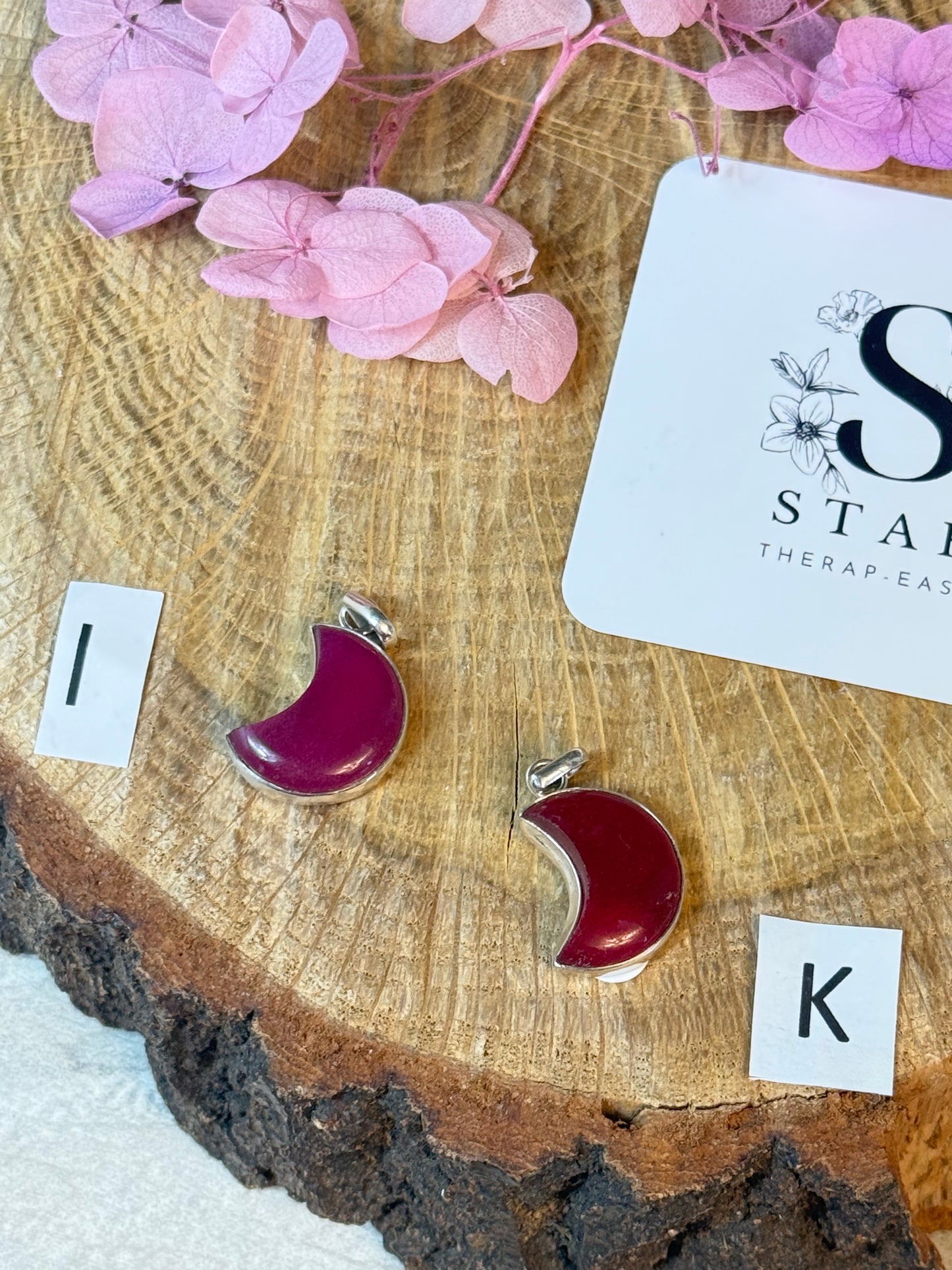 Ruby Moon 925 Sterling Pendant