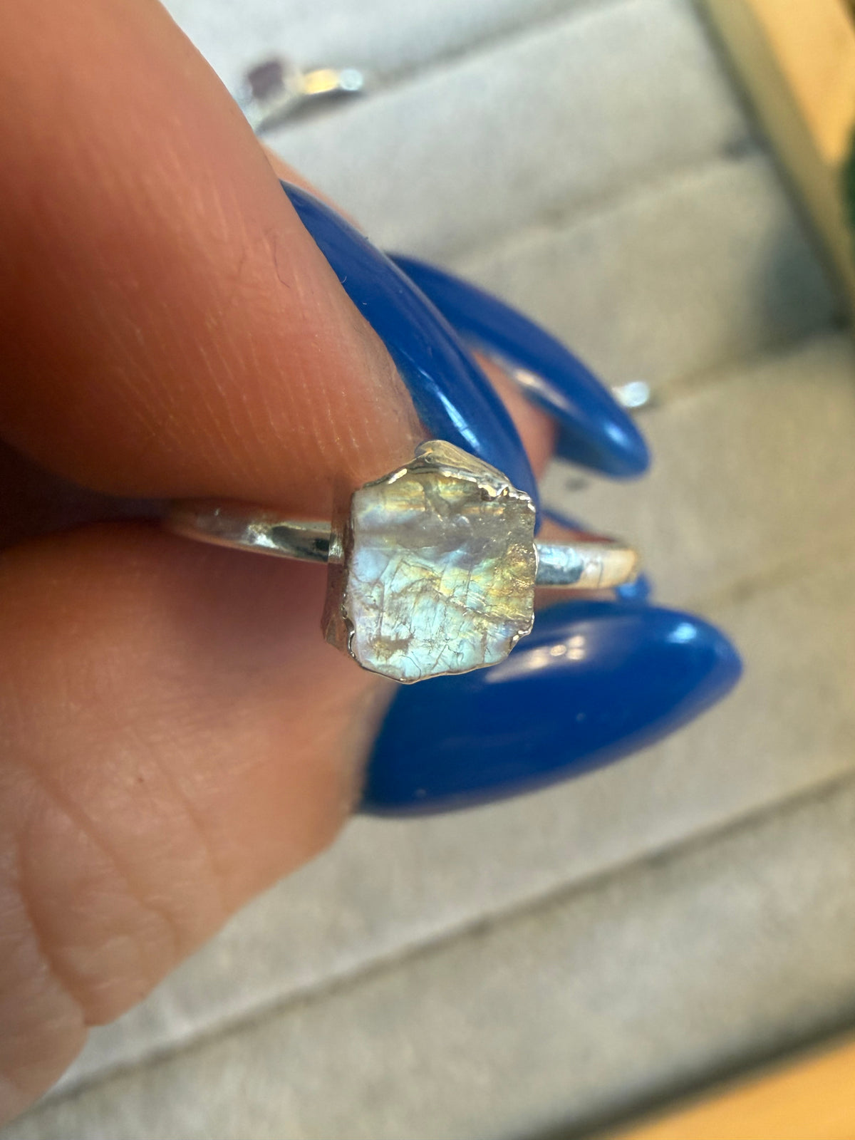 Adjustable Raw Minimal 925 Silver Rings