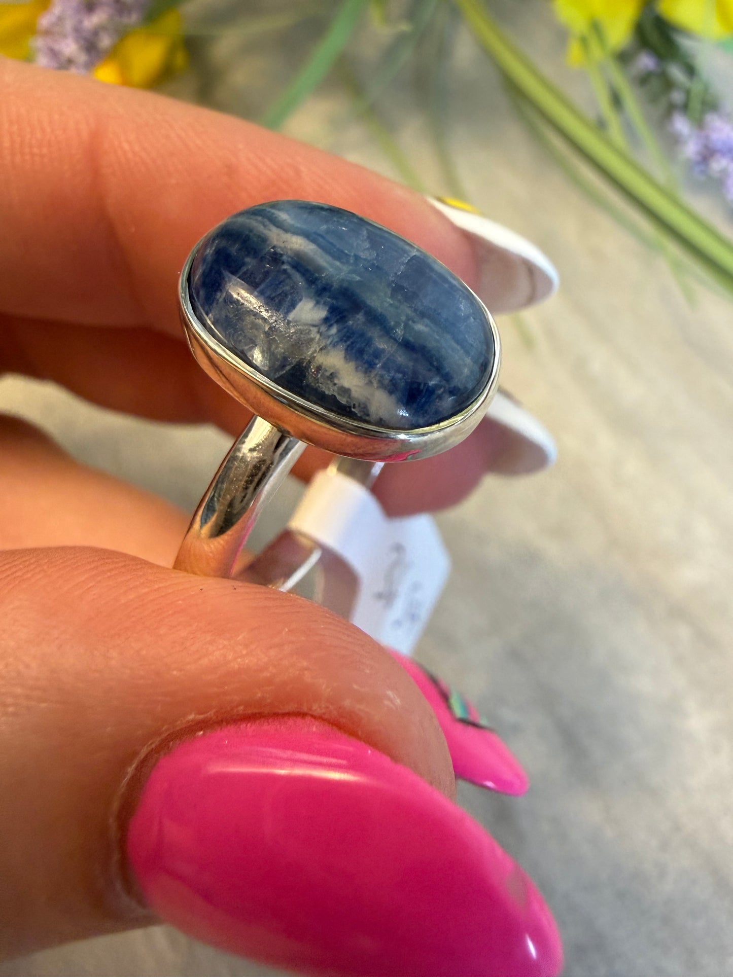 Scheelite Adjustable 925 Silver Ring