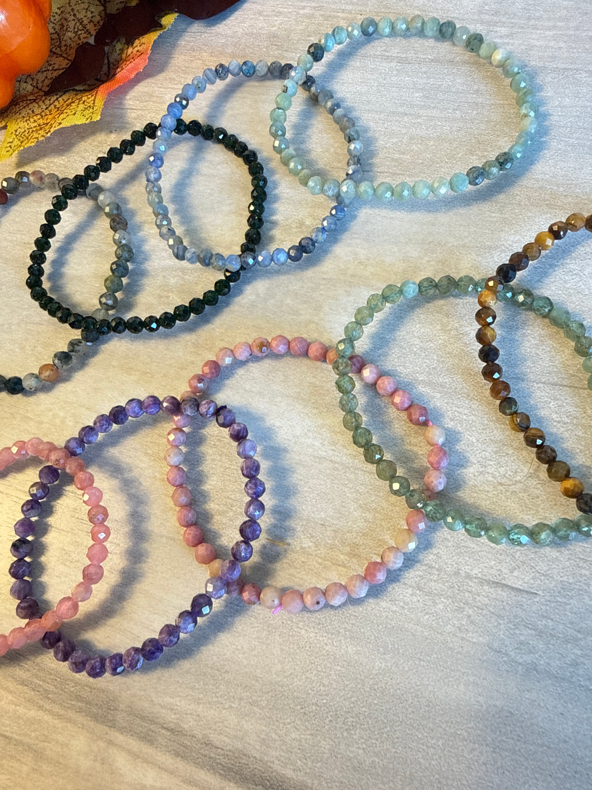 4mm Facet Bracelets