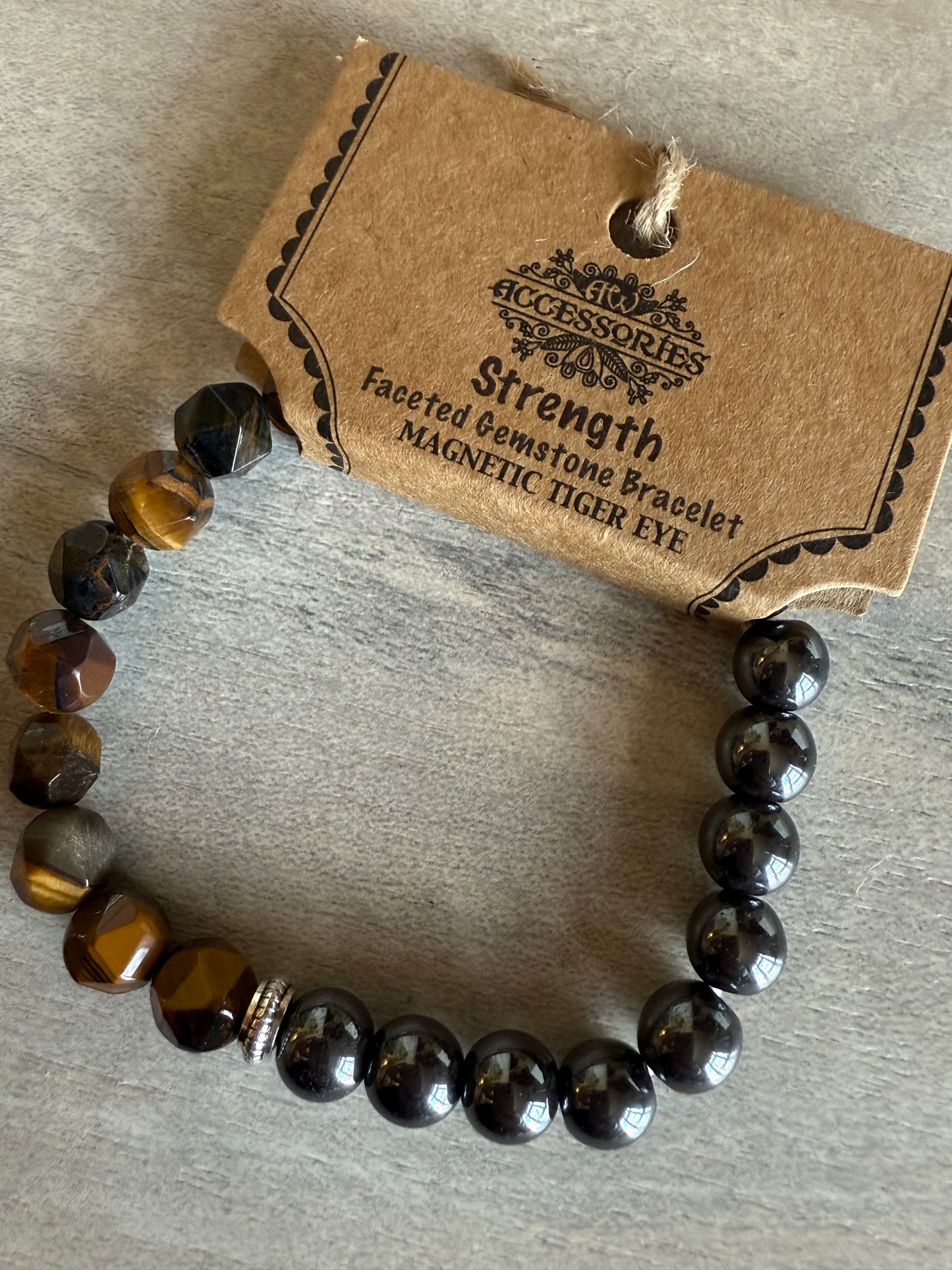 Hematite & Tigers Eye Bracelet