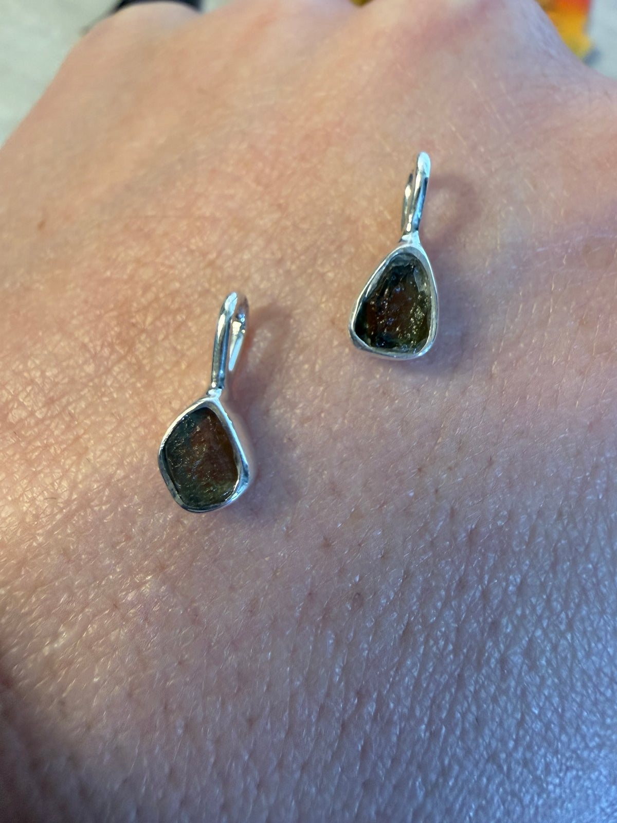Moldavite 925 Mini Sterling Pendant