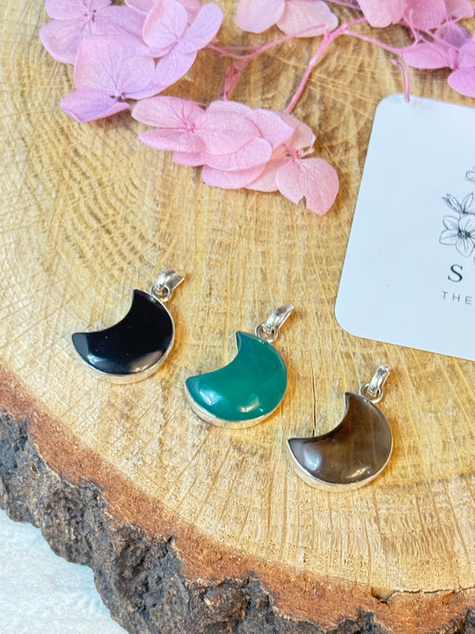Moon 925 Sterling Pendant
