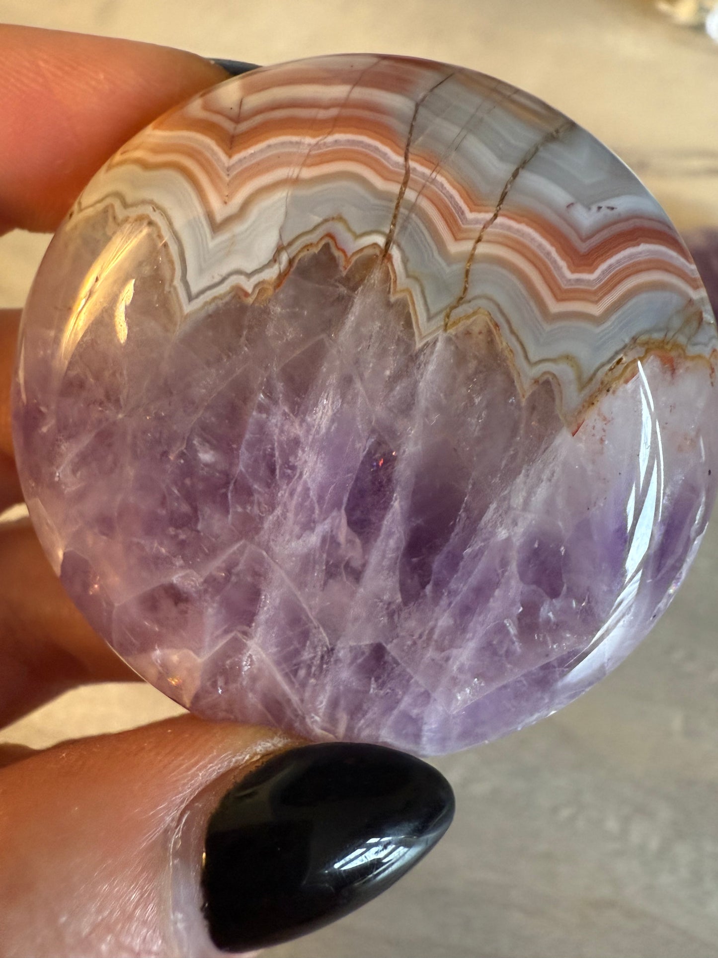 Amethyst Agate Palm