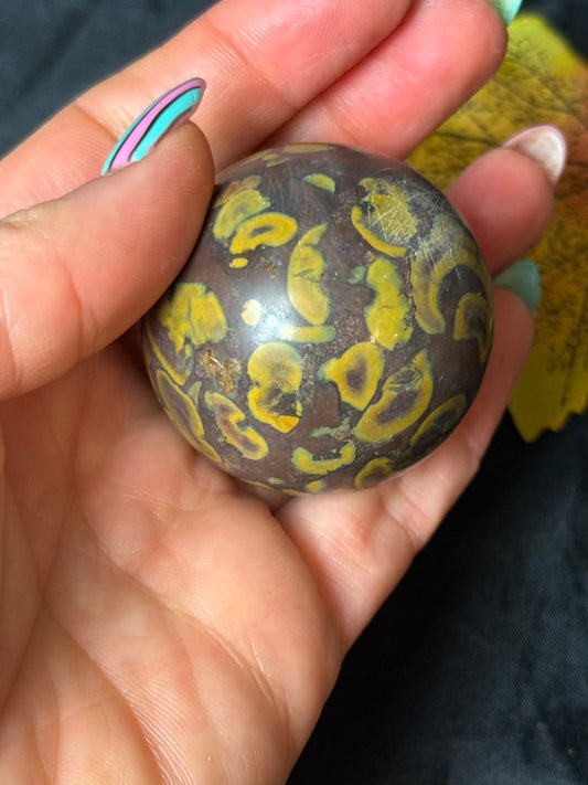 Fruit Jasper Sphere