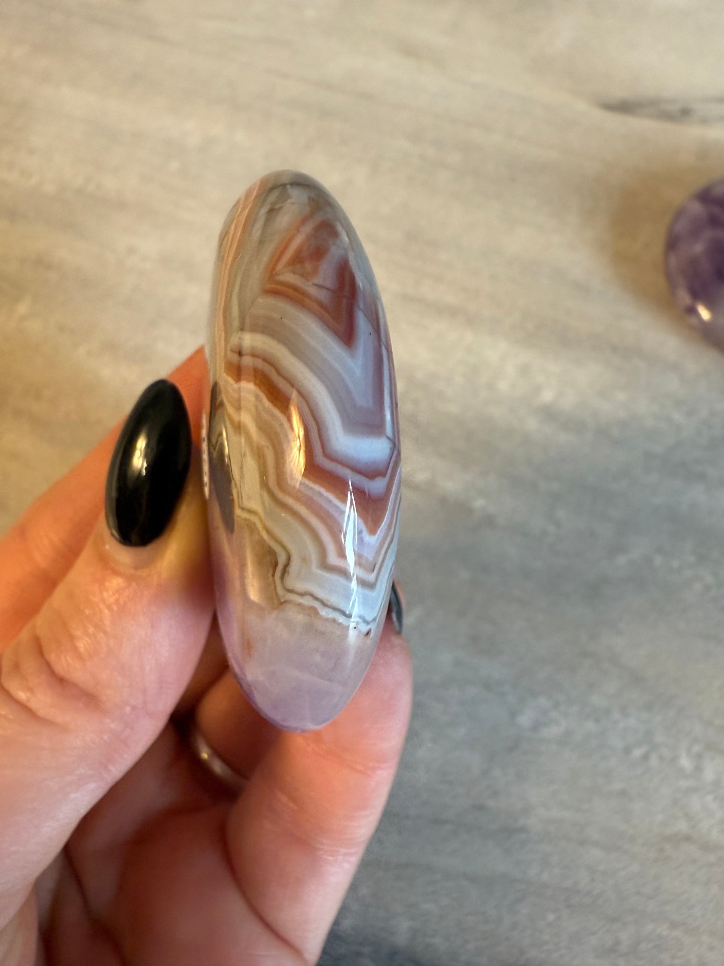 Amethyst Agate Palm