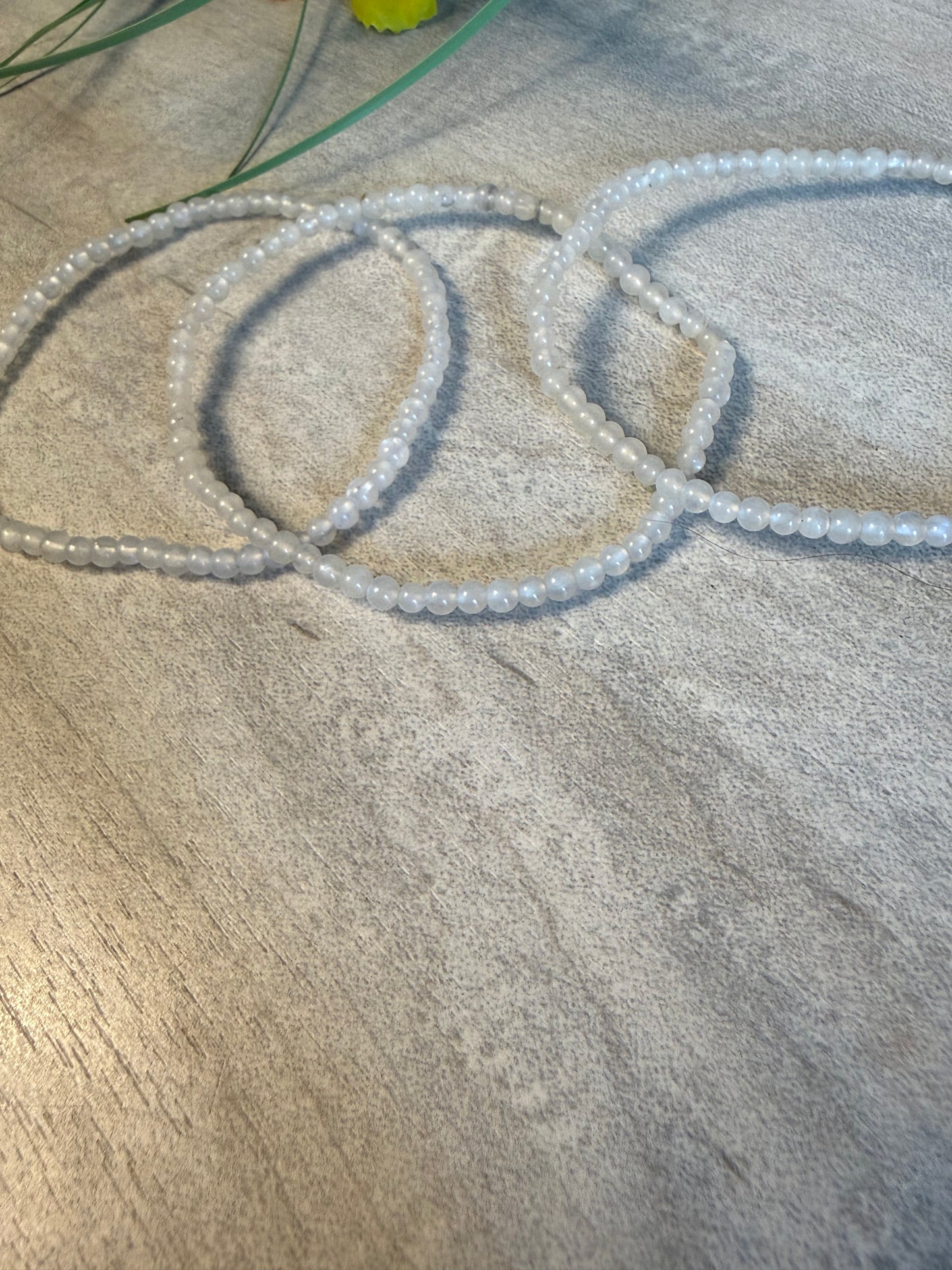 Moonstone bracelet - 3mm