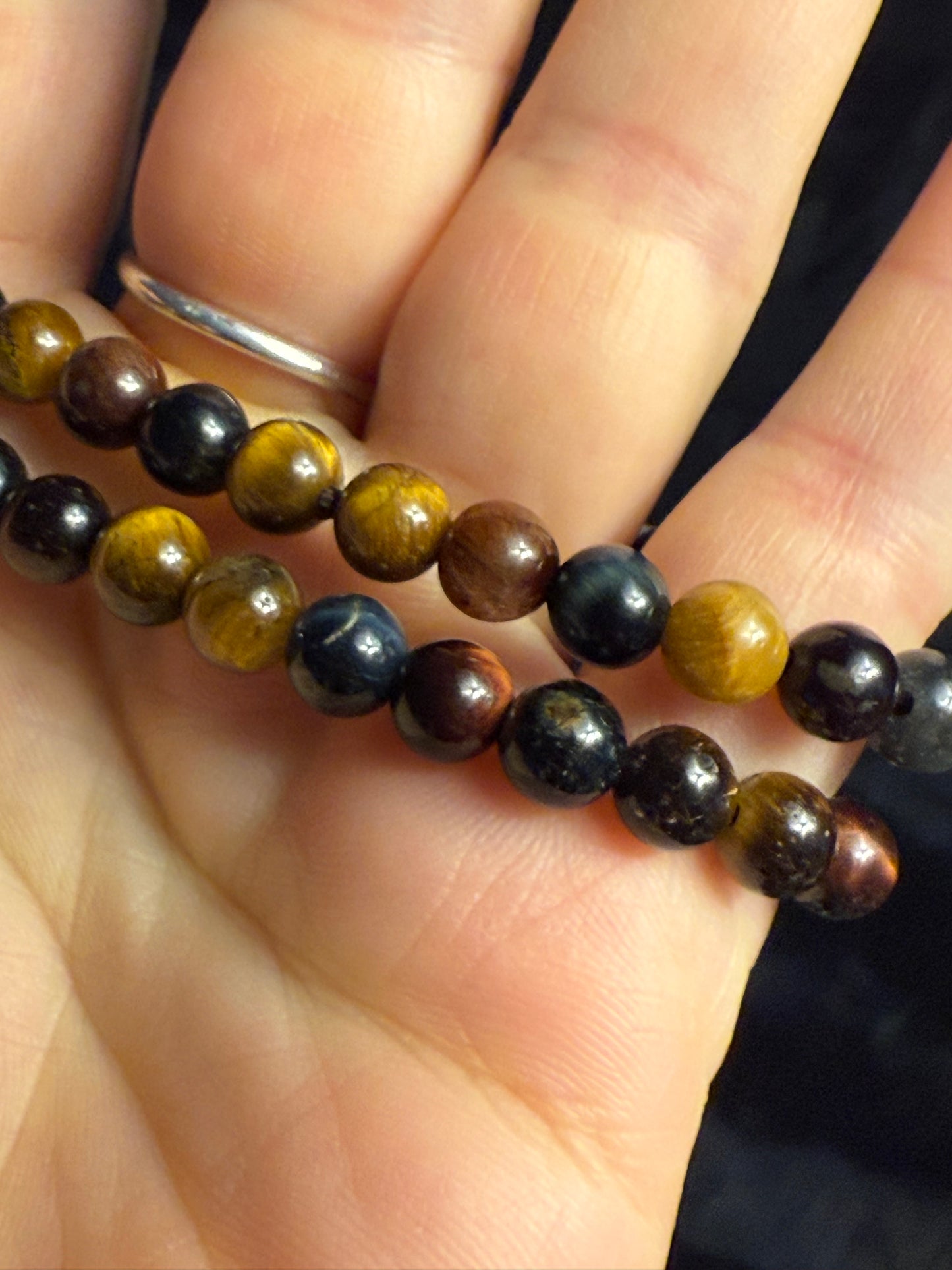 Tiger Eye Trio mix Bracelet