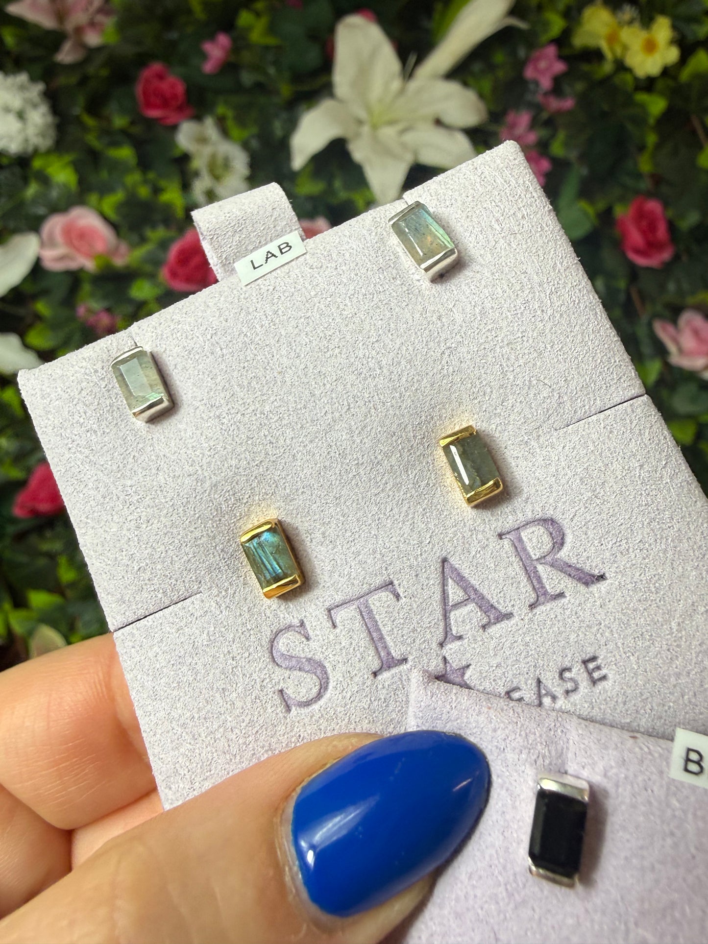 Bar Rectangular 925 Sterling Studs