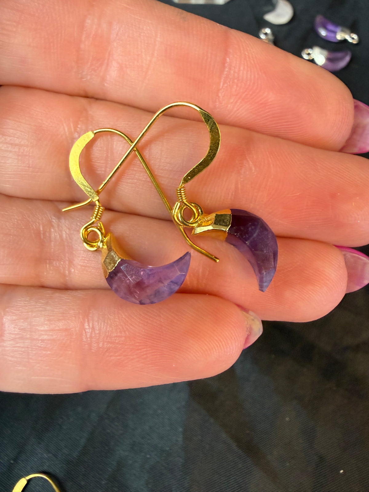 New Moon Sterling Earrings