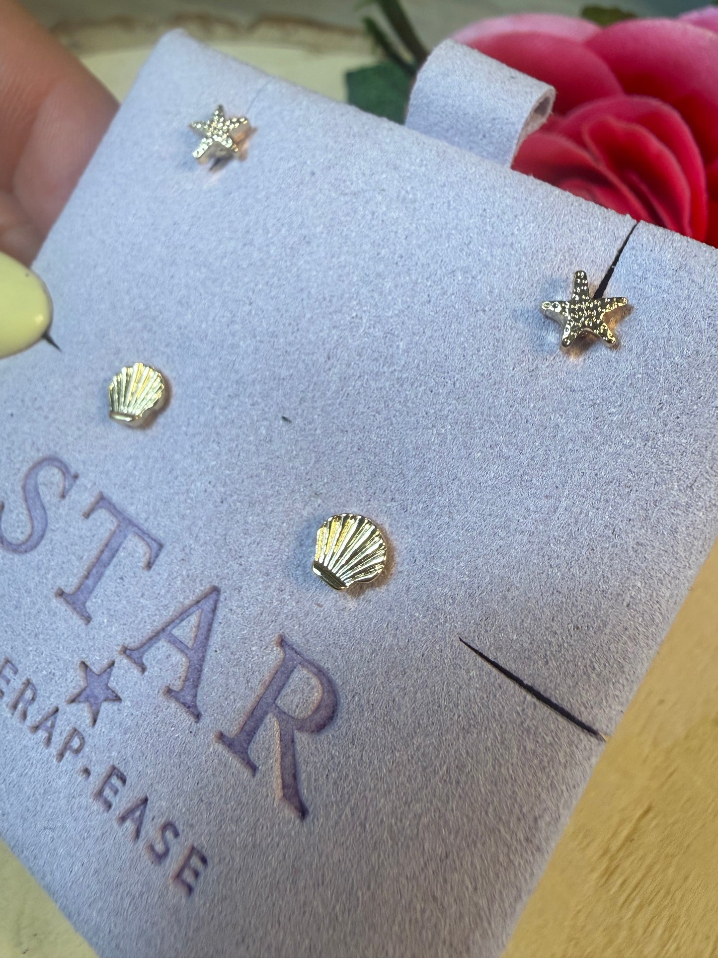 Mini Seashell Stud Earrings