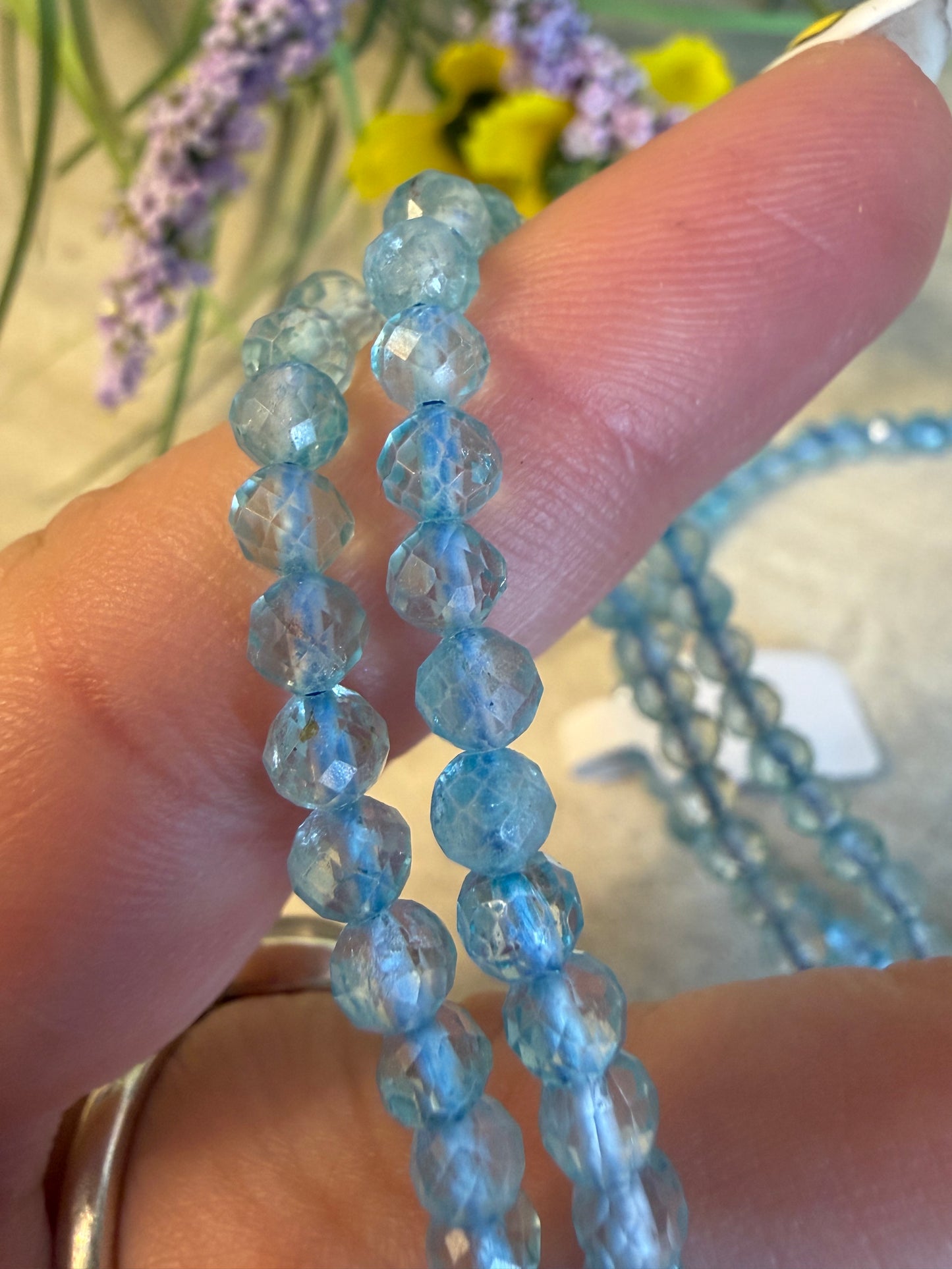 Blue Topaz Facet Bracelet
