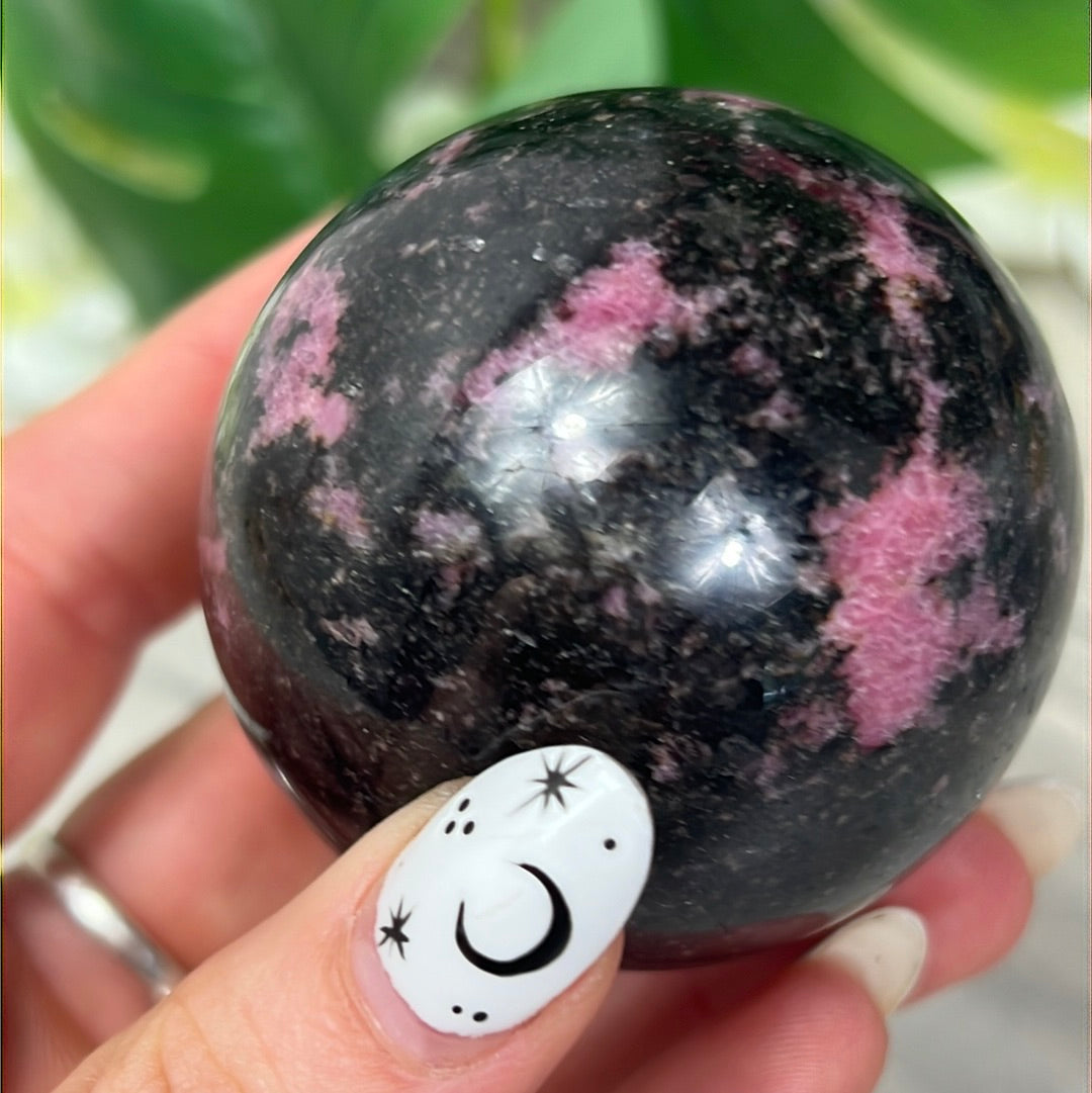 Rhodonite Sphere