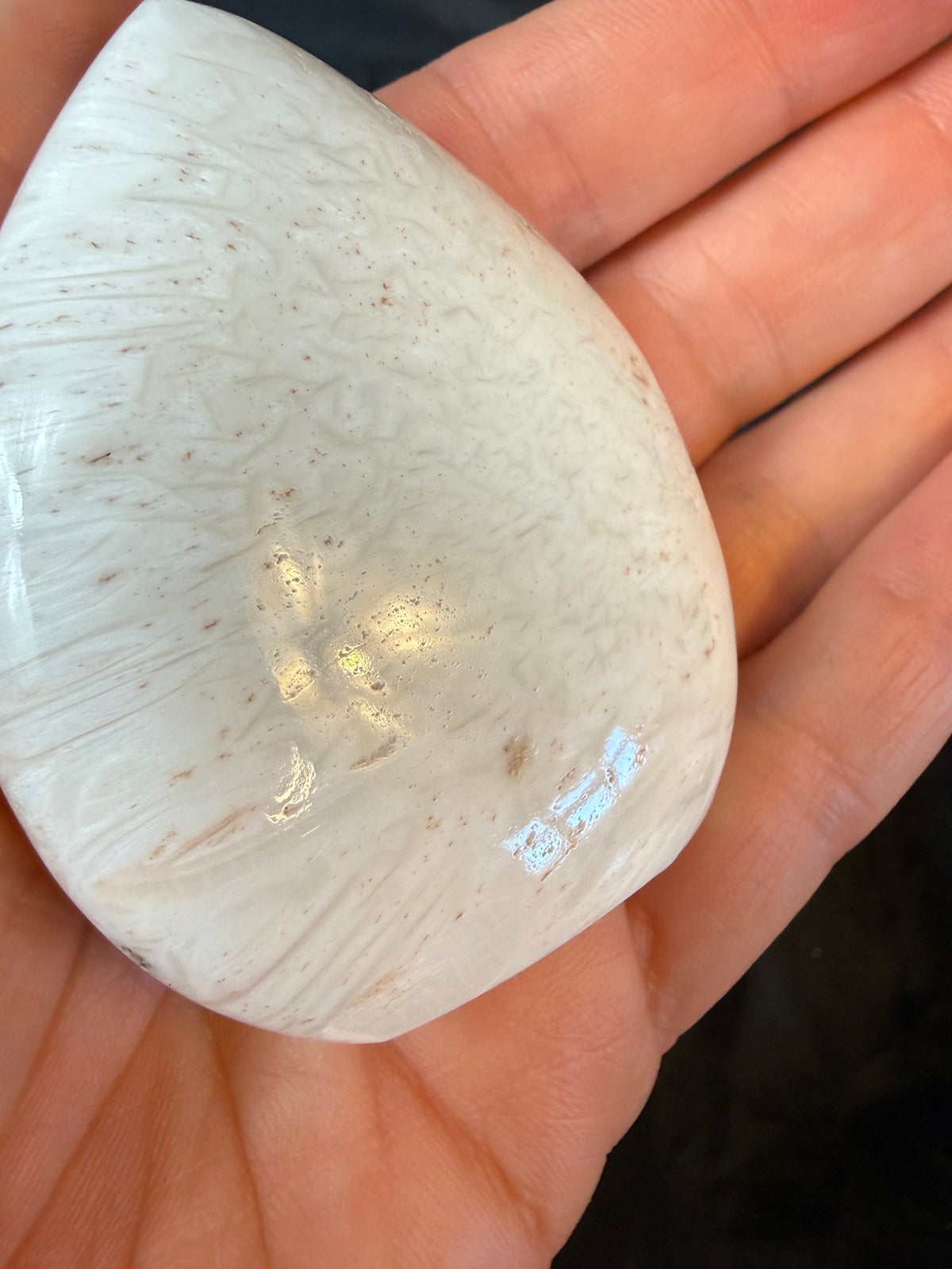 Scolecite Freeform Flame