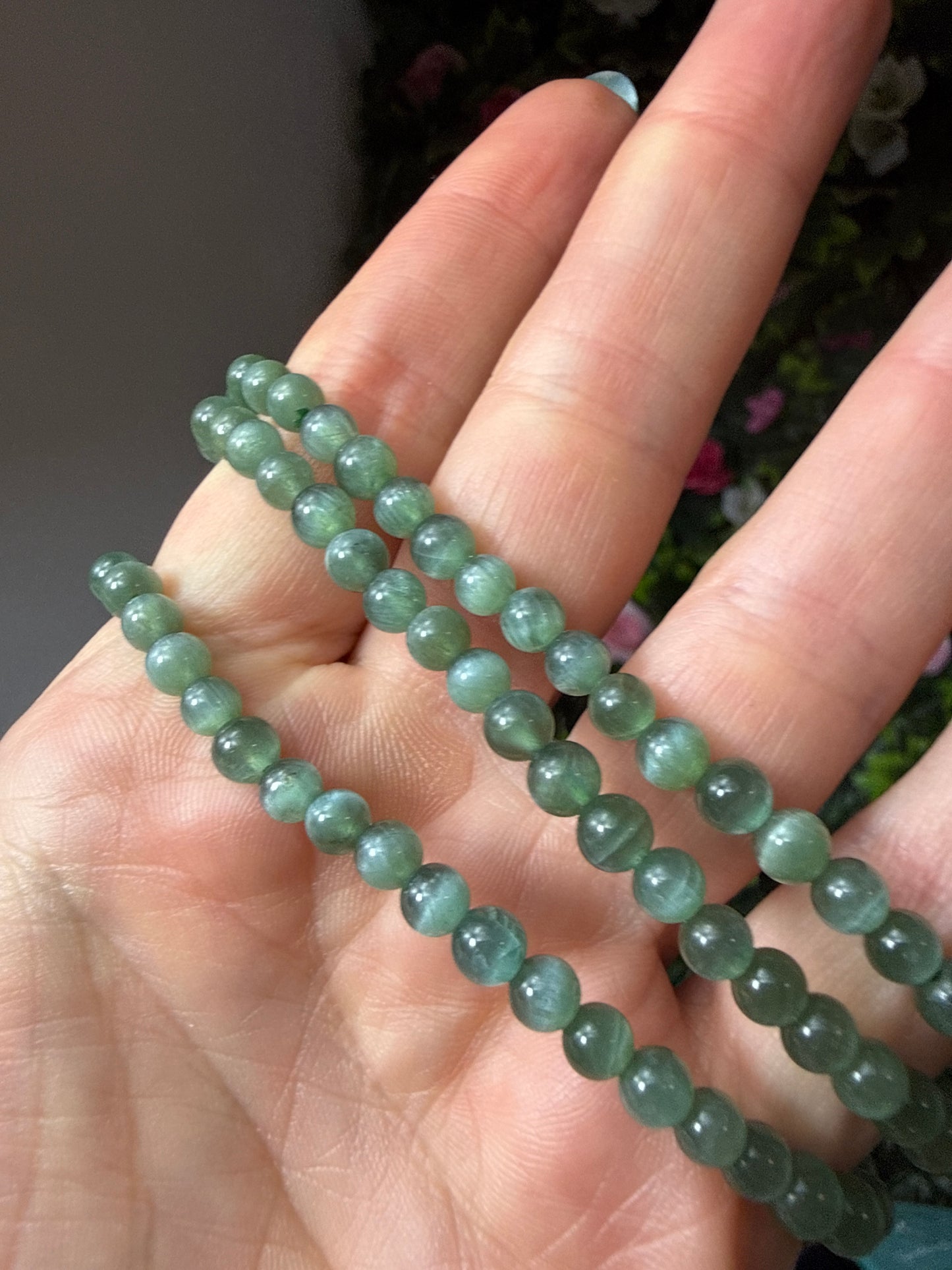 Green Apatite A grade - 4mm