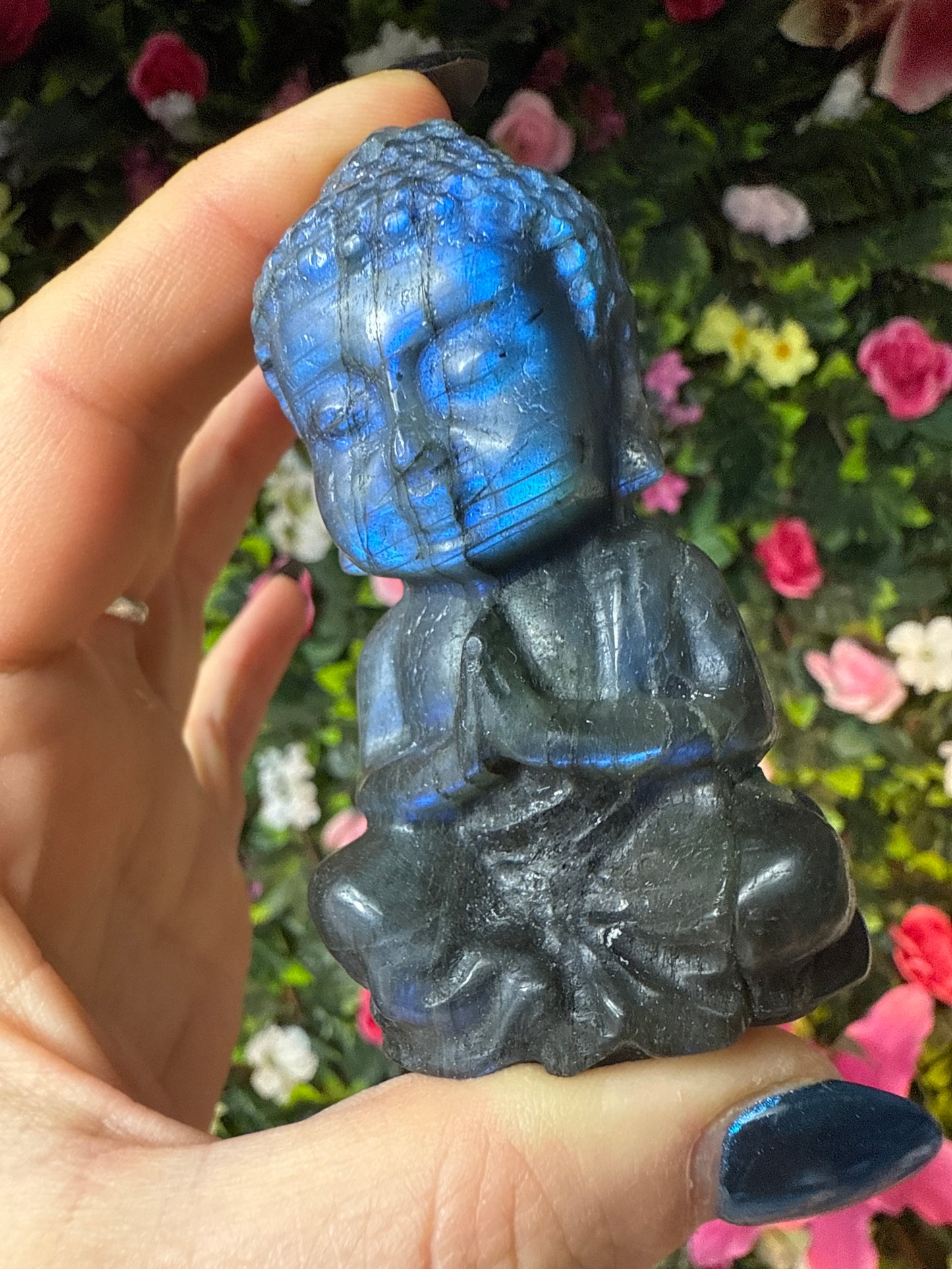 Labradorite Buddha