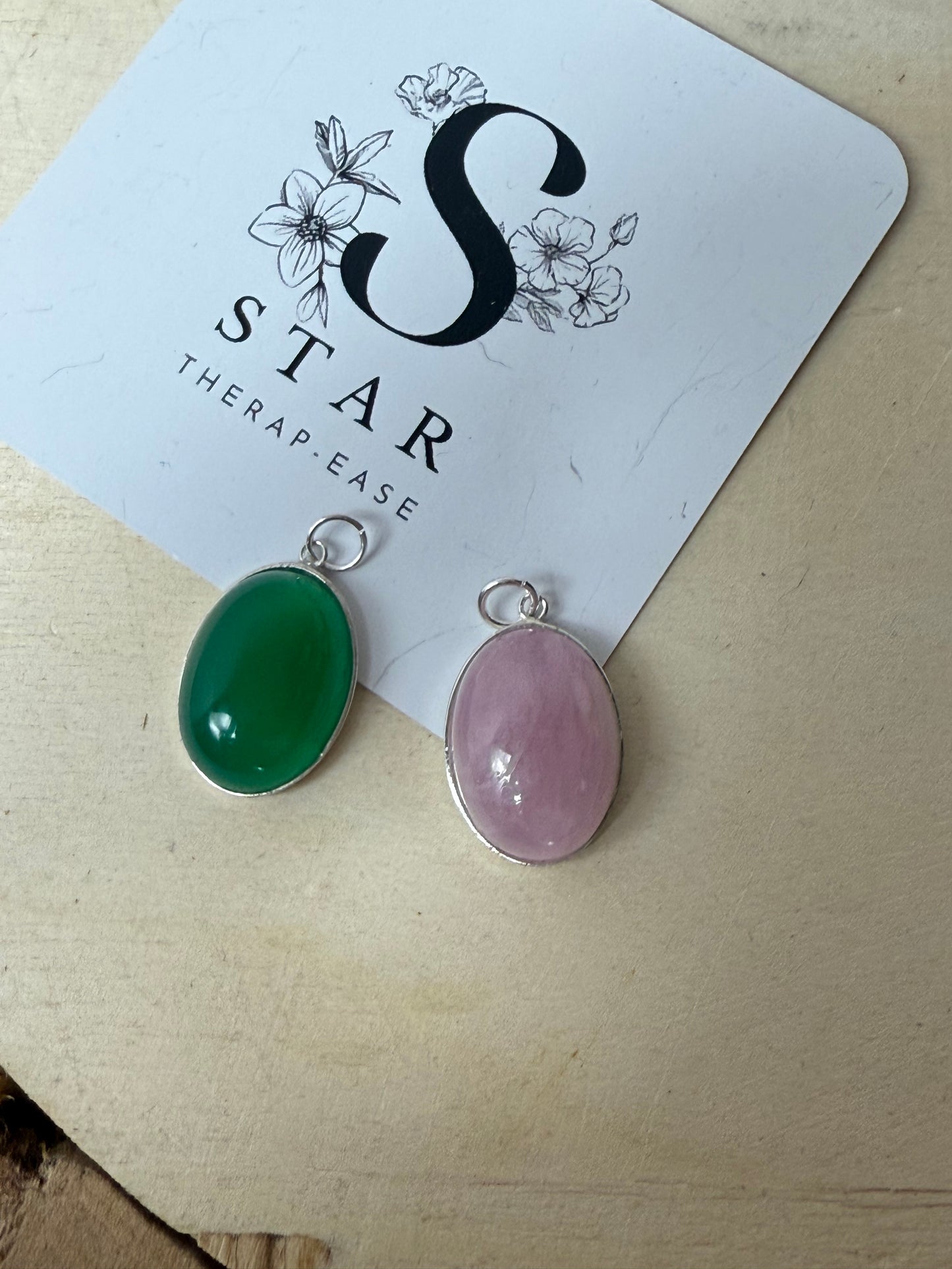 Handmade Oval 925 Sterling Pendant