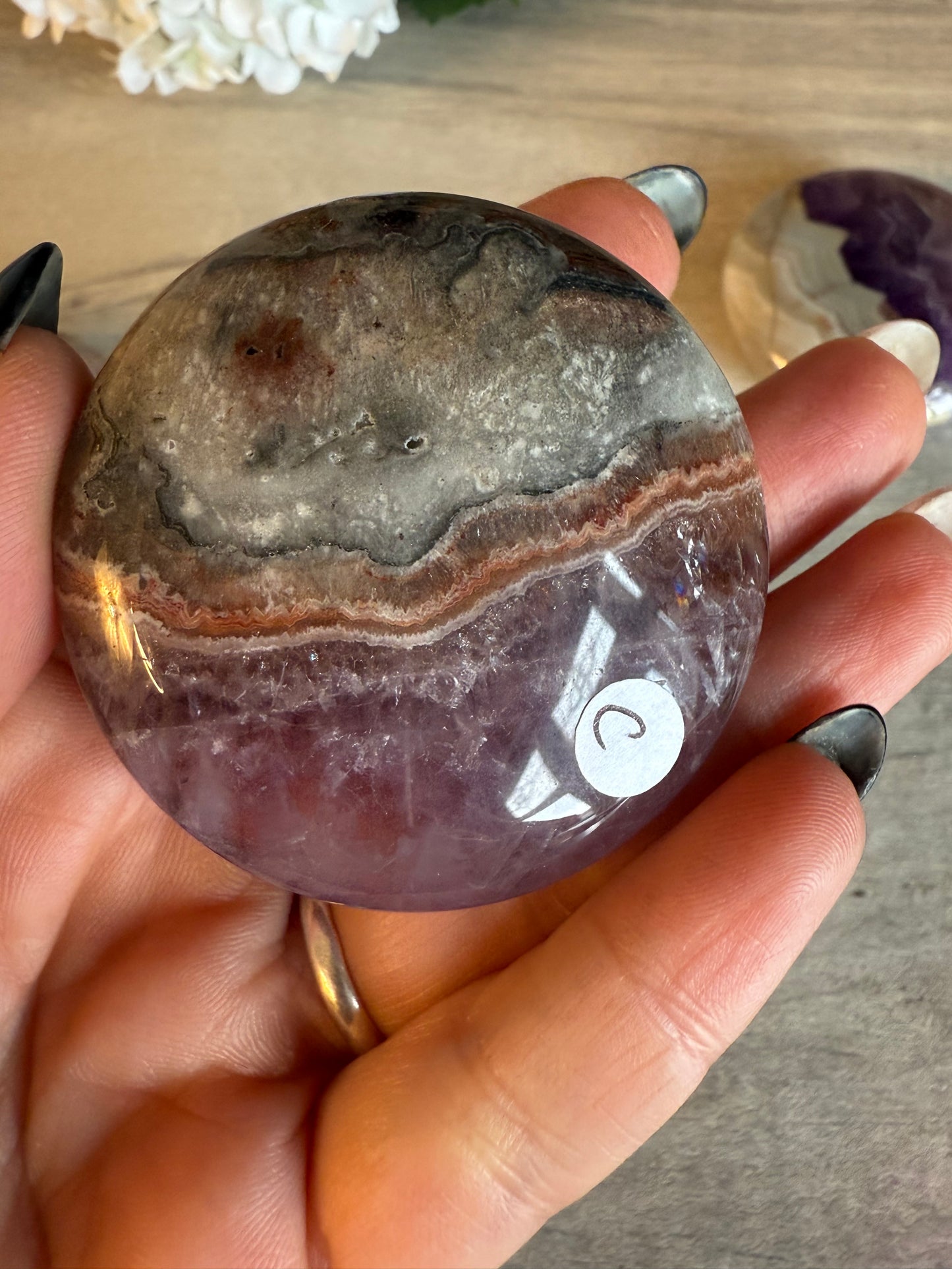 Amethyst Agate Palm