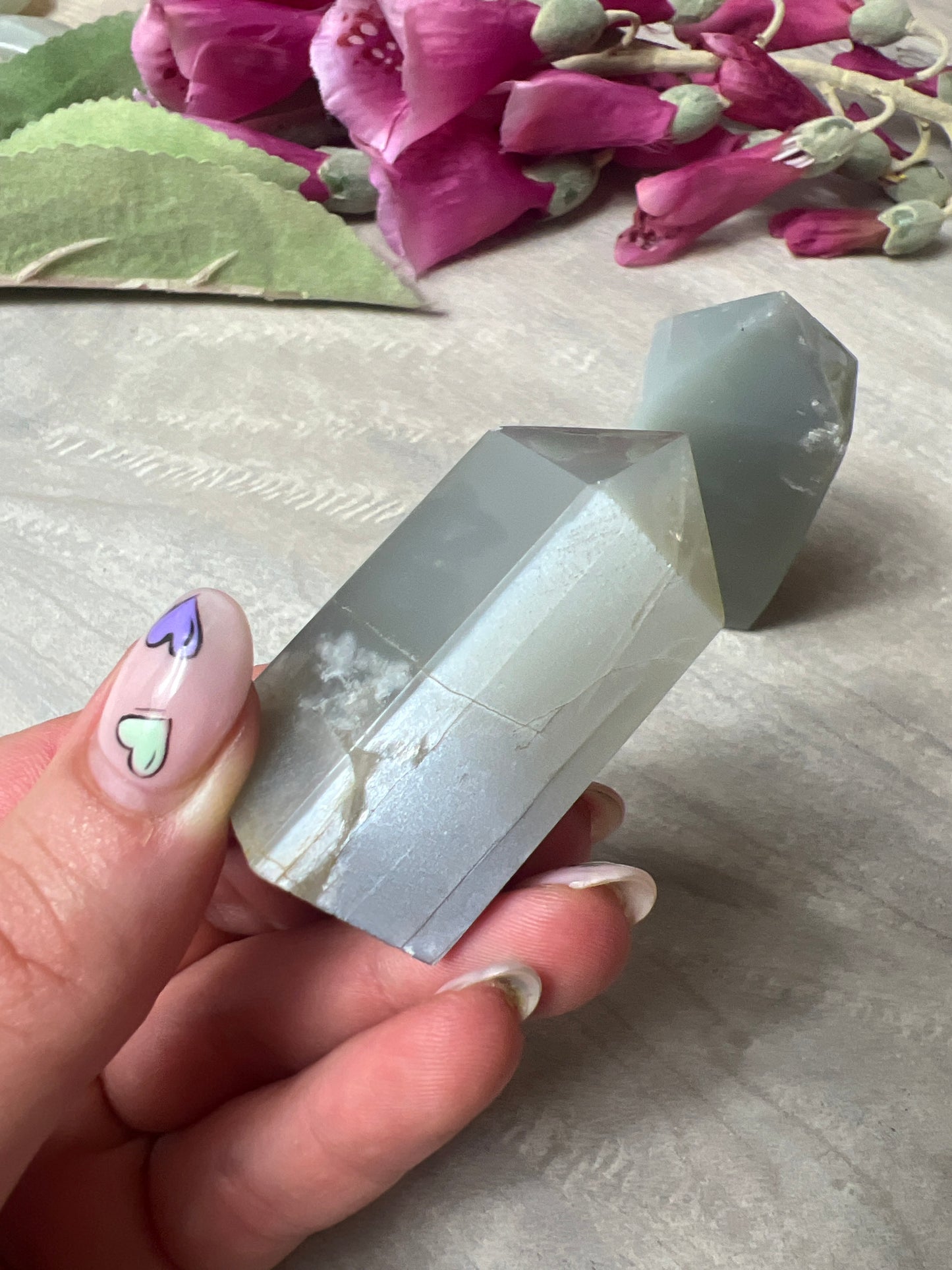 Sage Green Moonstone tower point