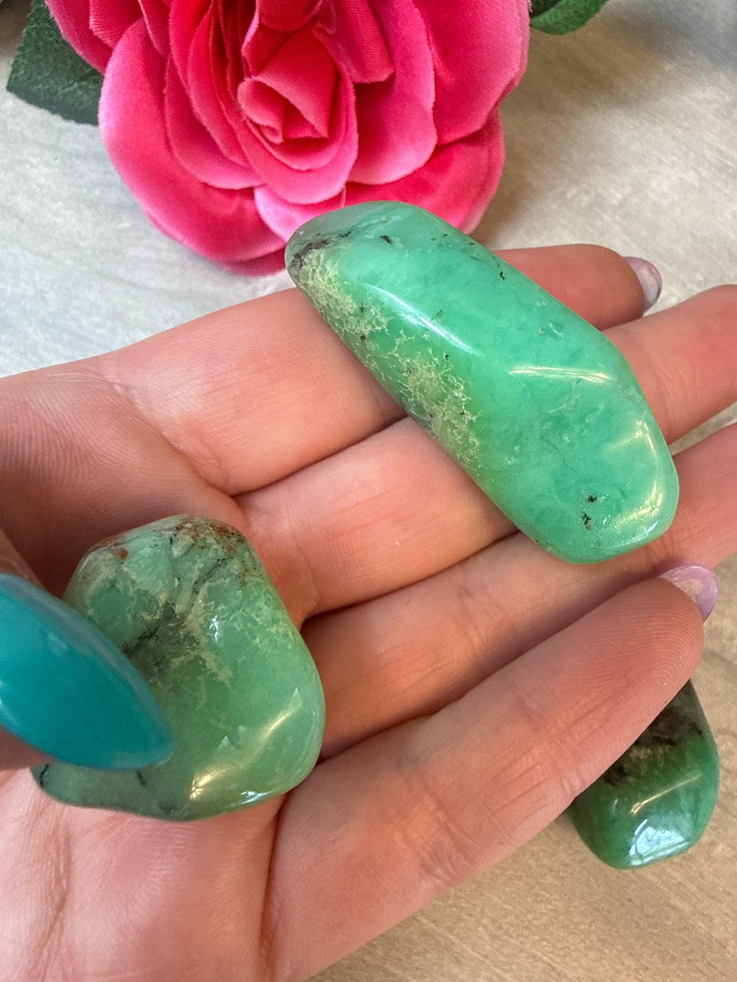 Chrysoprase Tumble Tumblestone