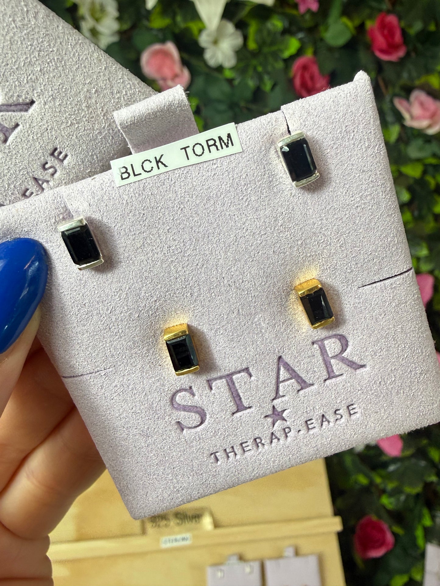 Bar Rectangular 925 Sterling Studs