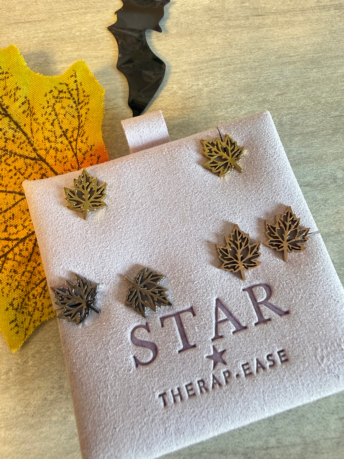 Leaf Autumn Stud Earrings