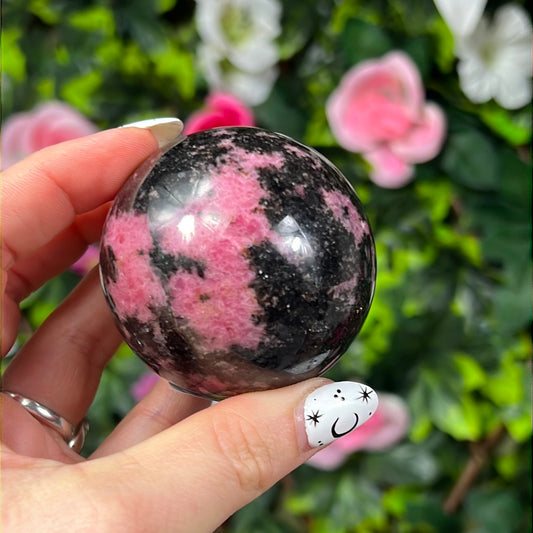 Rhodonite Sphere
