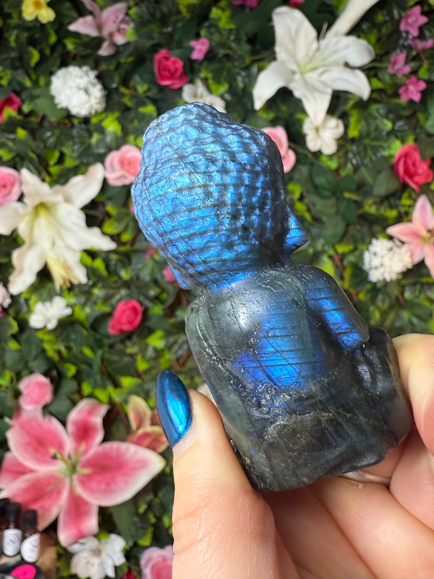 Labradorite Buddha