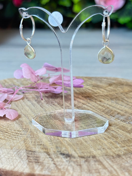 Lemon Topaz 925 Sterling Silver Earrings